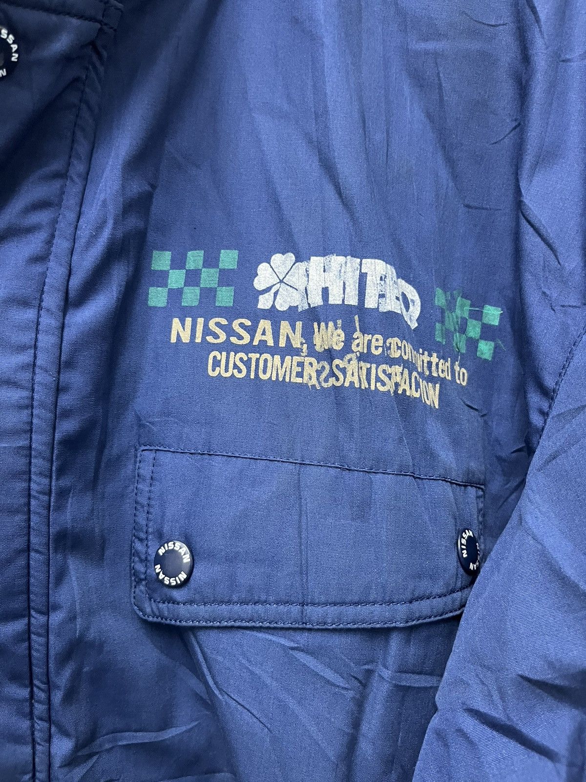 Gear for Sports Vintage Distressed Nissan Hi Teq Jacket Size US L / EU 52-54 / 3 - 9 Thumbnail