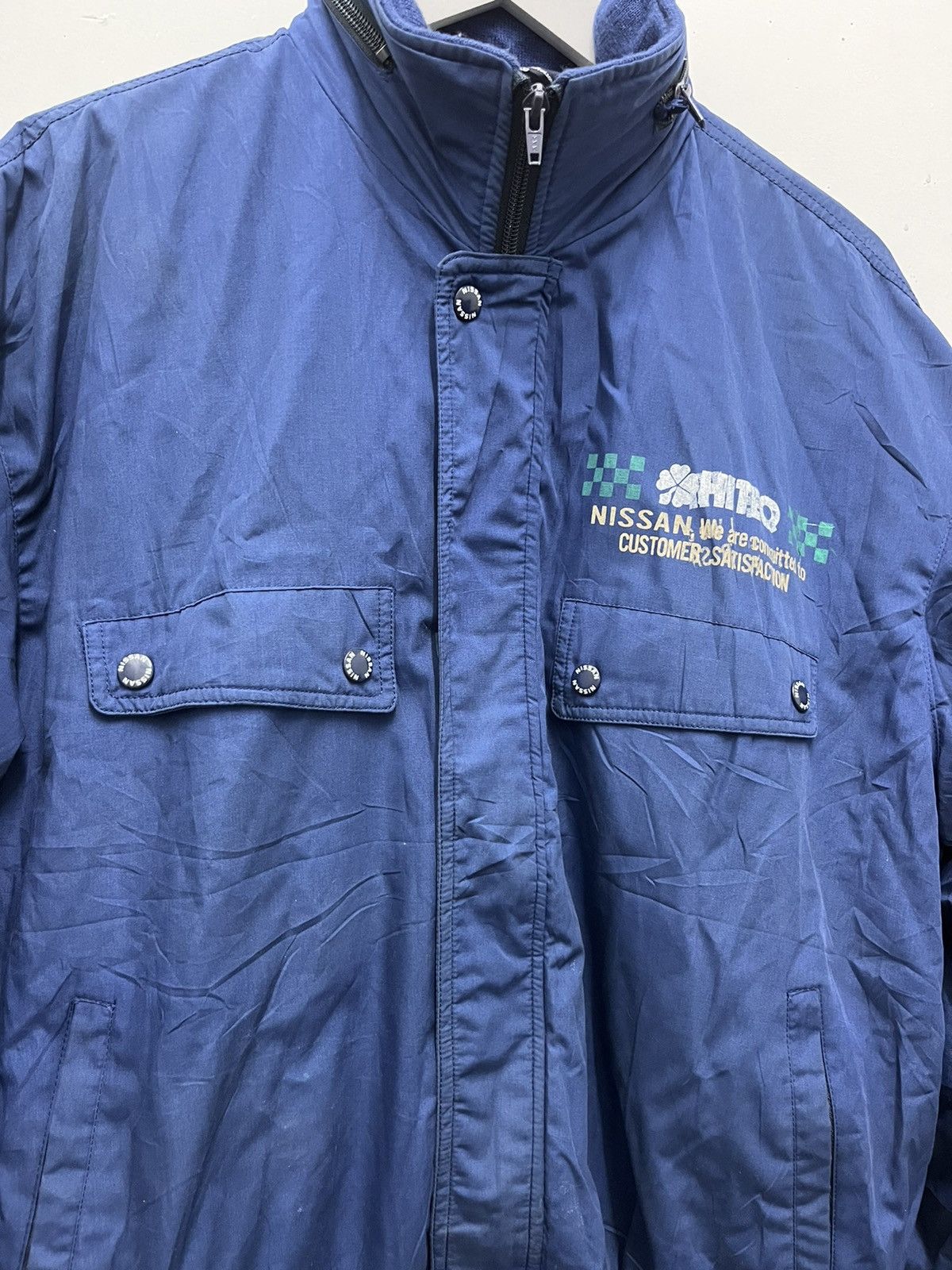 Gear for Sports Vintage Distressed Nissan Hi Teq Jacket Size US L / EU 52-54 / 3 - 3 Thumbnail