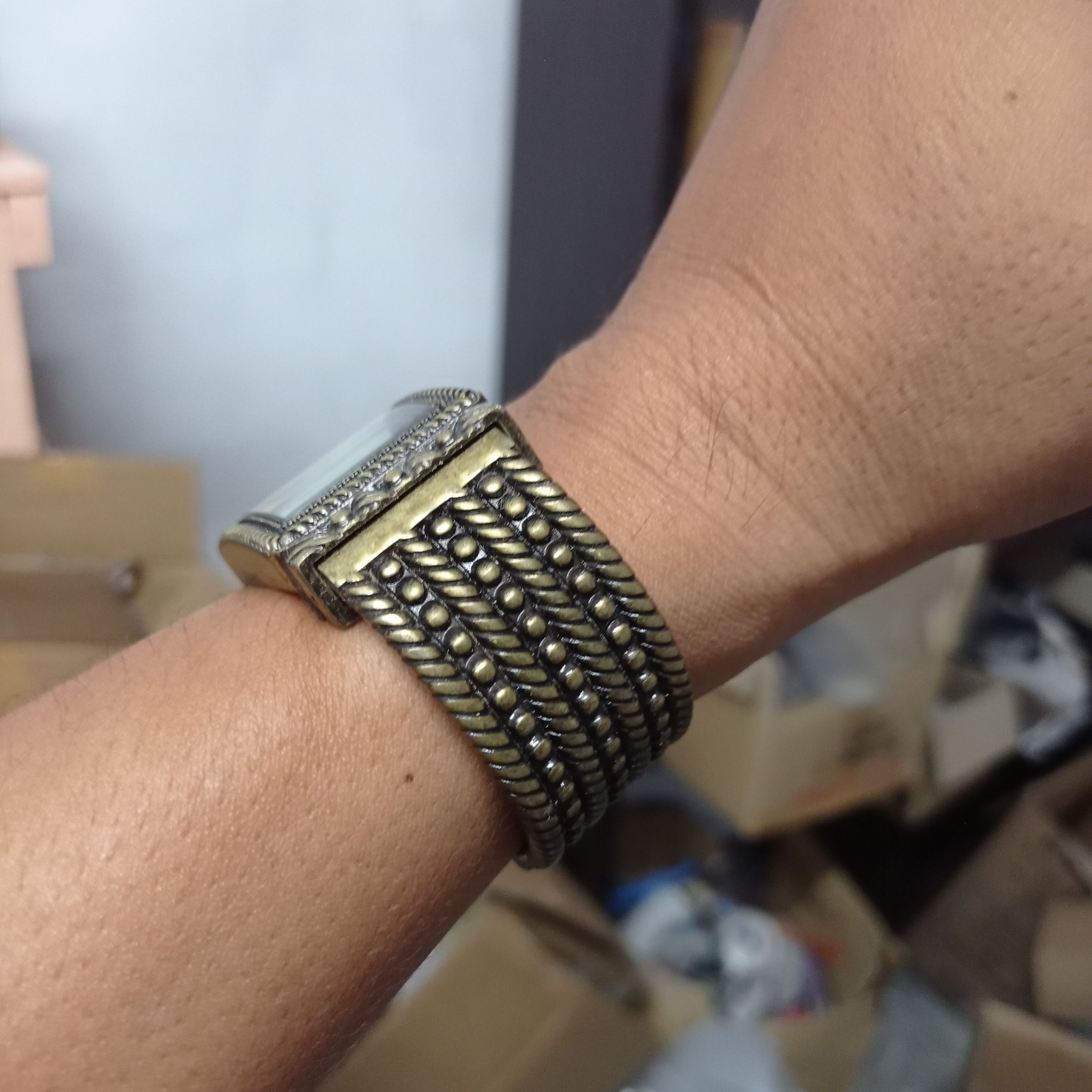 Japanese Brand × Vintage Vintage JAPAN PUNK Bracelet Watch (FULL STEEL) Size ONE SIZE - 7 Thumbnail