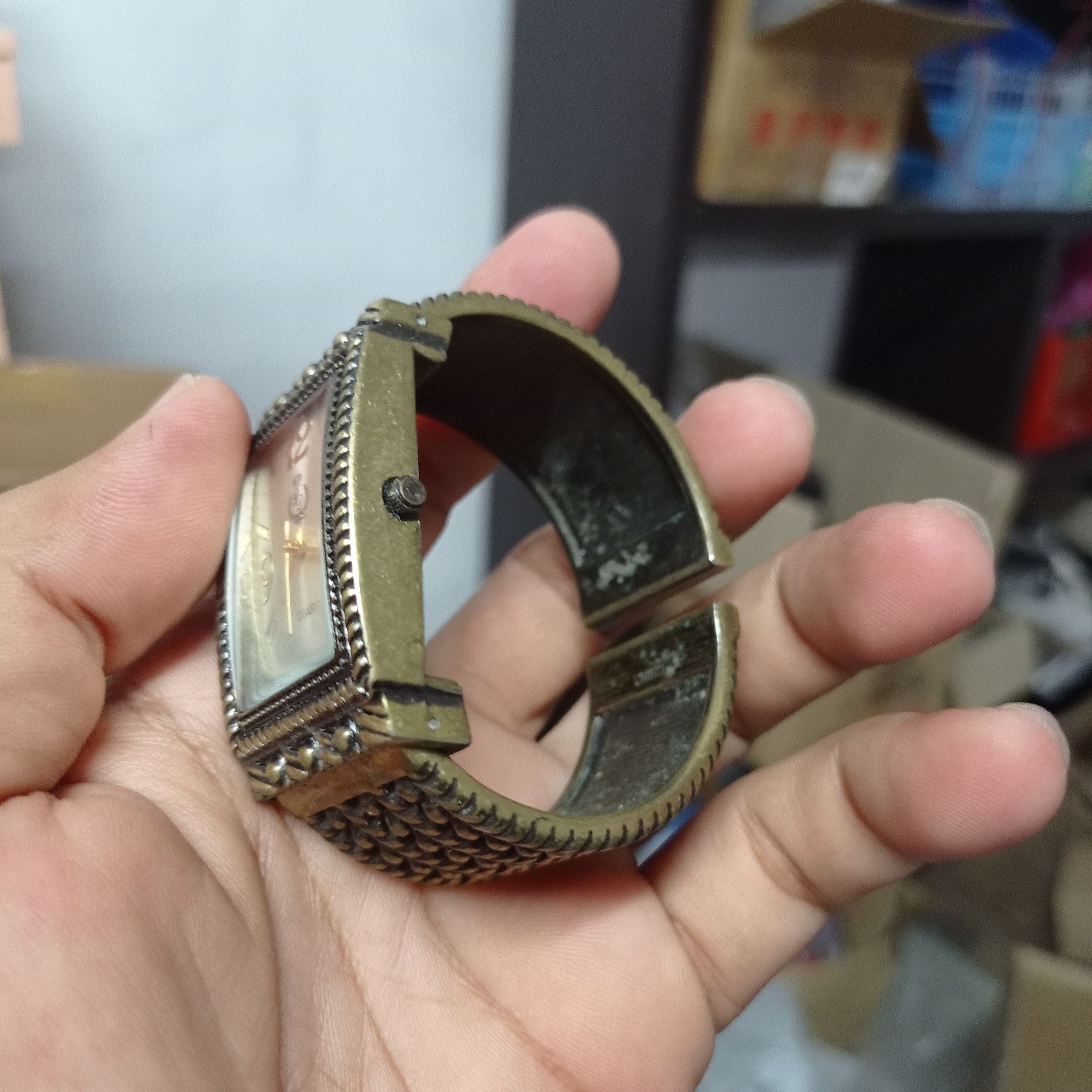 Japanese Brand × Vintage Vintage JAPAN PUNK Bracelet Watch (FULL STEEL) Size ONE SIZE - 3 Thumbnail