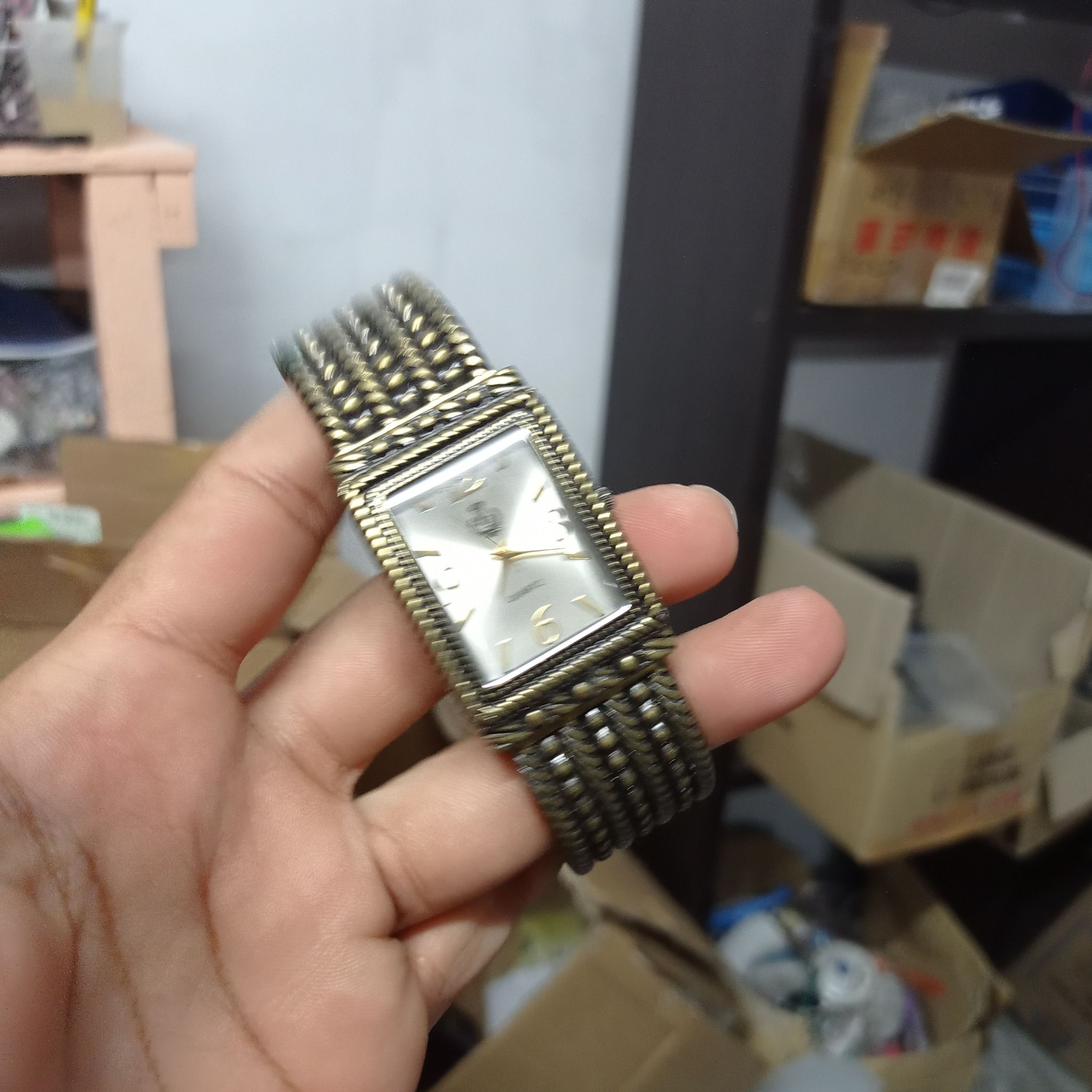 Japanese Brand × Vintage Vintage JAPAN PUNK Bracelet Watch (FULL STEEL) Size ONE SIZE - 9 Thumbnail