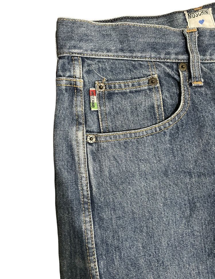 Vintage 90s Moschino Classic Fashion Designer Jeans