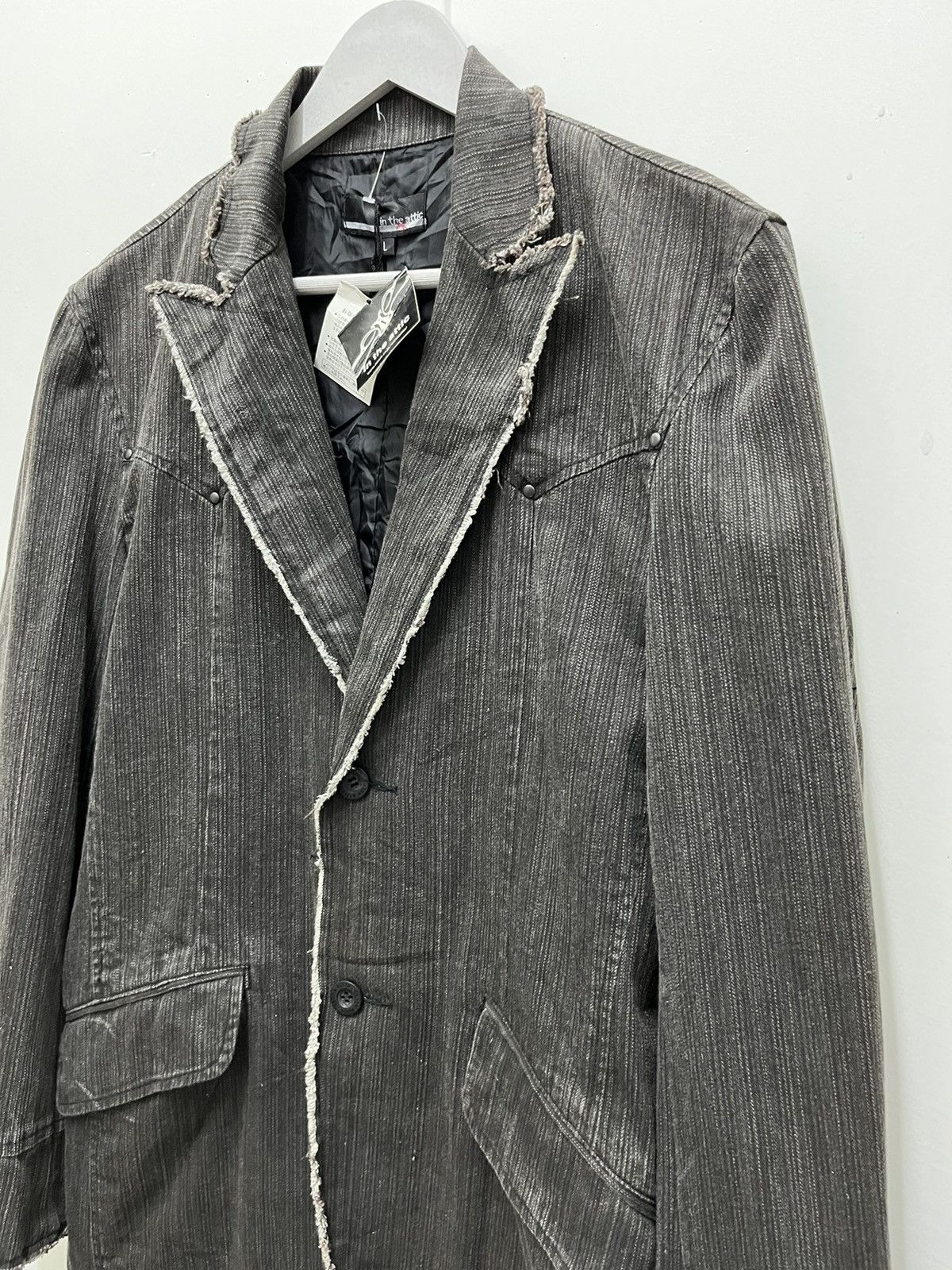 In The Attic Japanese In The Attic Blazer Jacket Cotton With Tag L Size US L / EU 52-54 / 3 - 3 Thumbnail