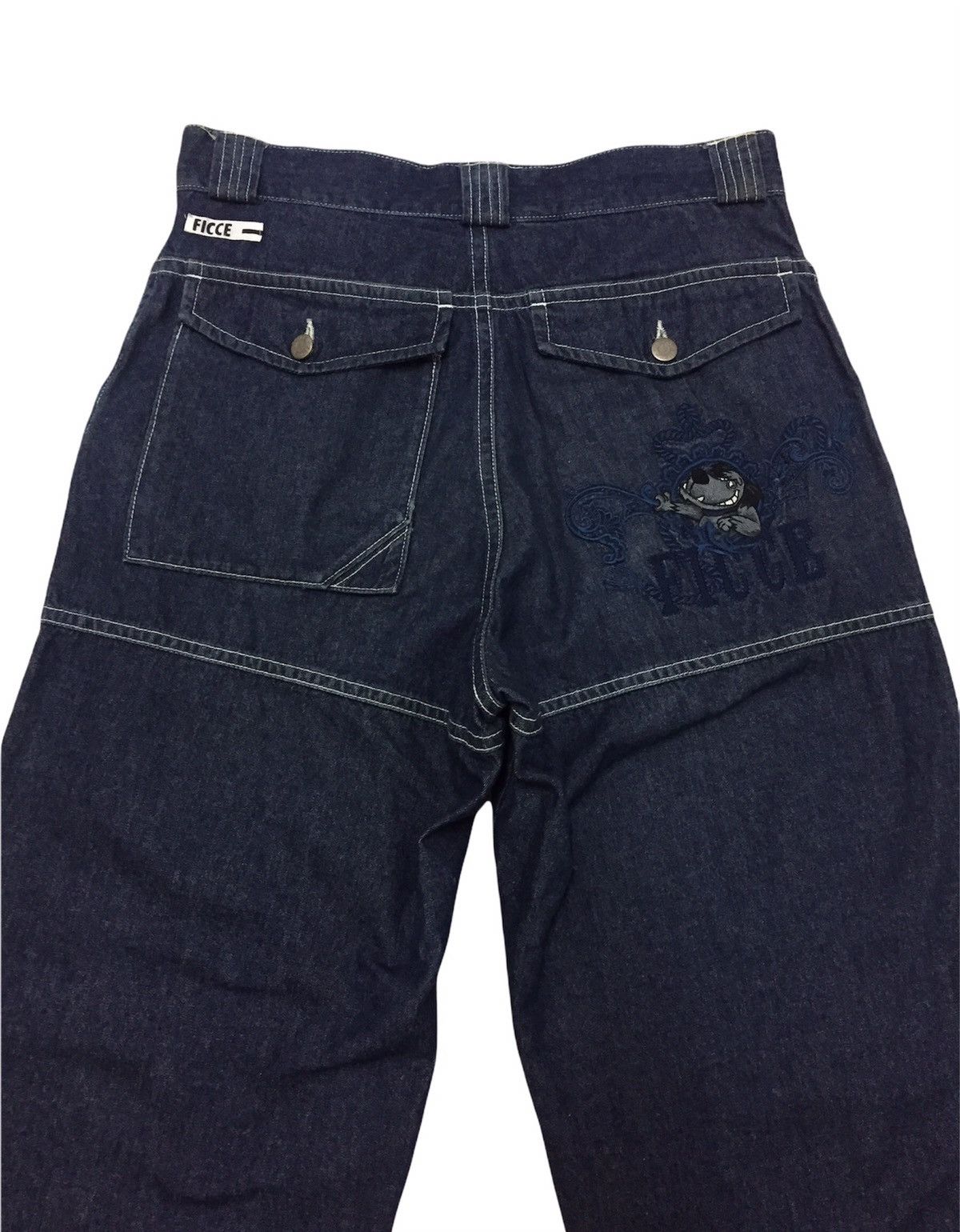 Yoshiyuki Konishi Ficce Jeans X Hanna Barbera 1998 Multipocket Denim Pants Size US 32 / EU 48 - 4 Thumbnail
