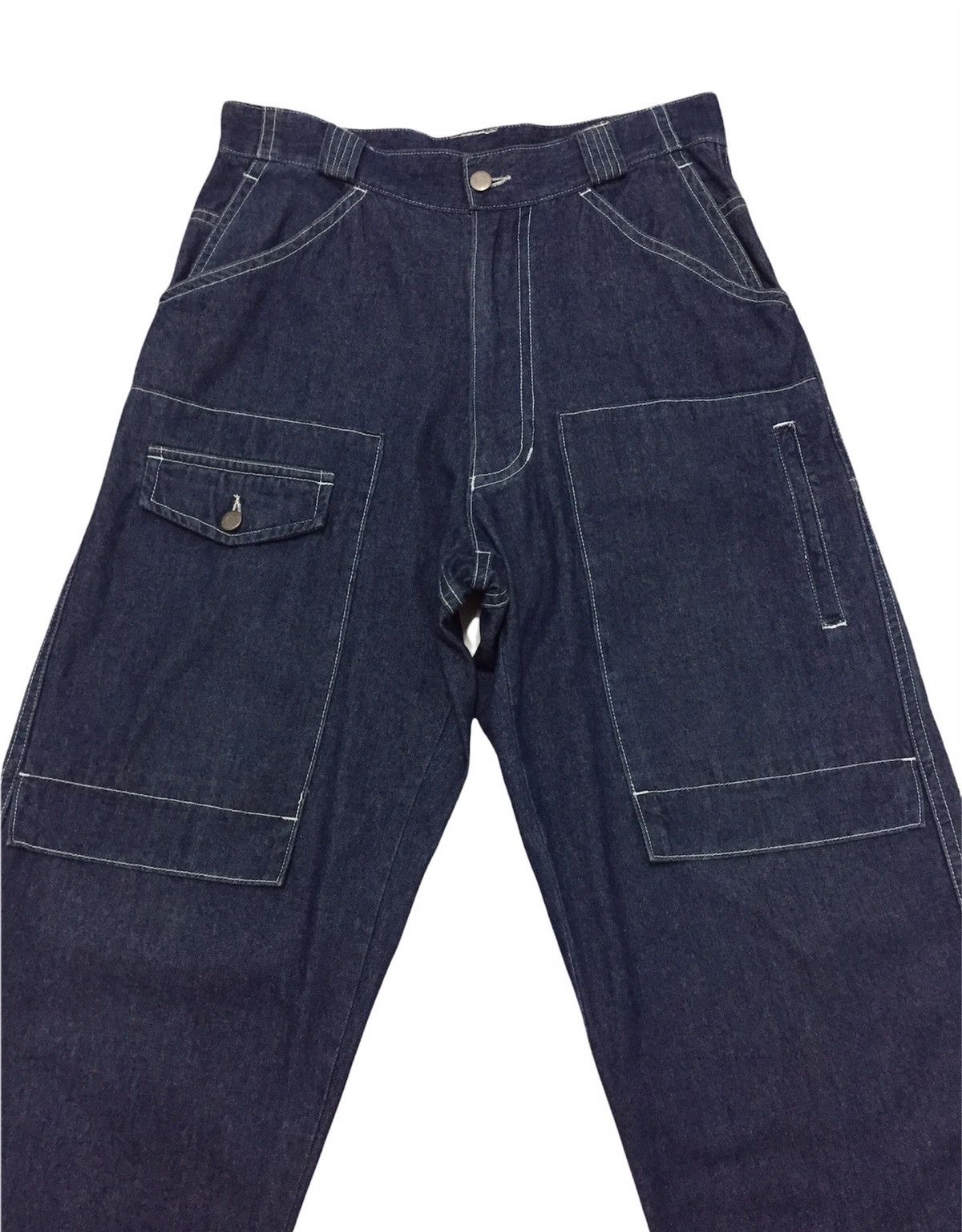 Yoshiyuki Konishi Ficce Jeans X Hanna Barbera 1998 Multipocket Denim Pants Size US 32 / EU 48 - 2 Thumbnail
