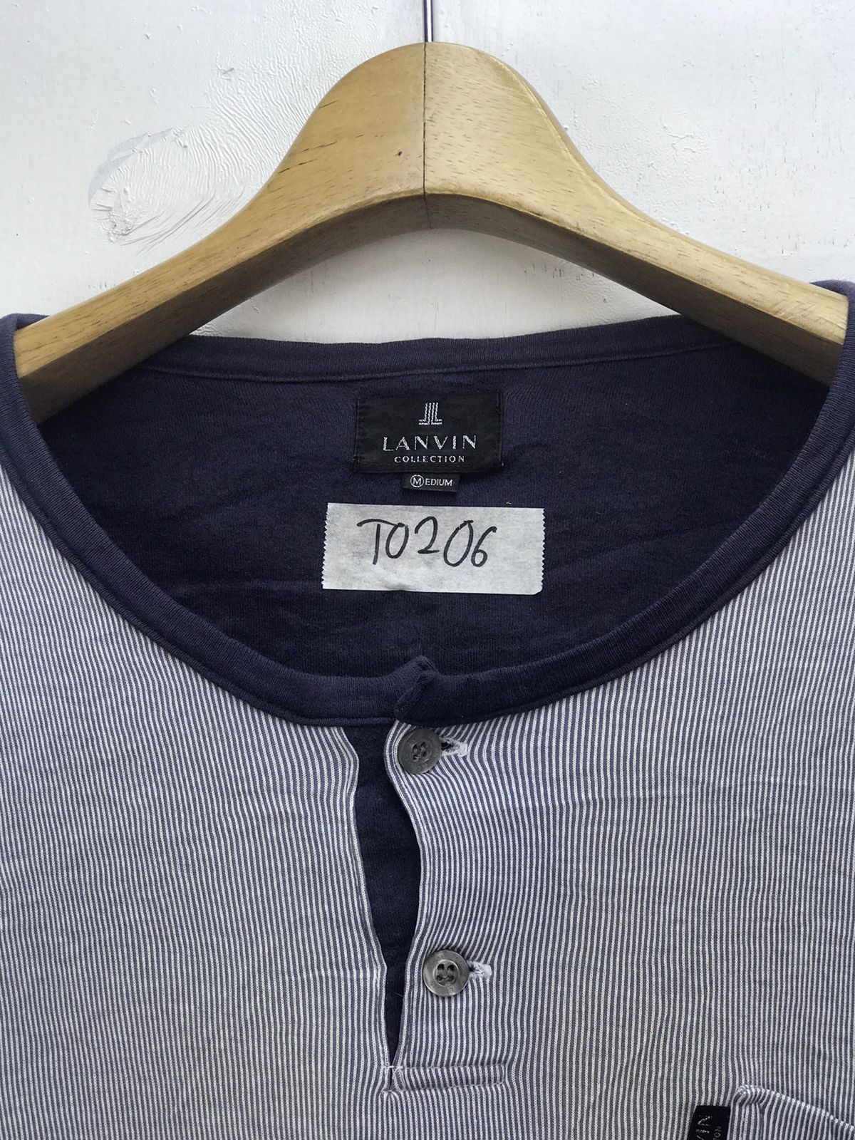 Japanese Brand Lanvin Single button Long Sleeve Shirt Size US M / EU 48-50 / 2 - 4 Thumbnail