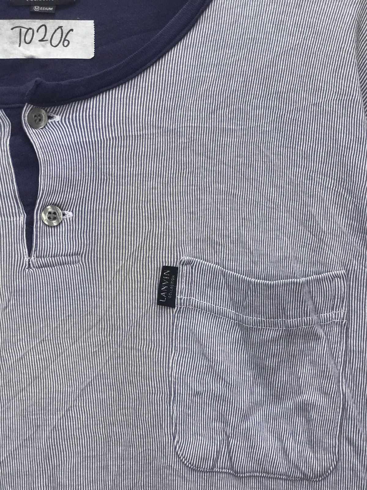 Japanese Brand Lanvin Single button Long Sleeve Shirt Size US M / EU 48-50 / 2 - 3 Thumbnail