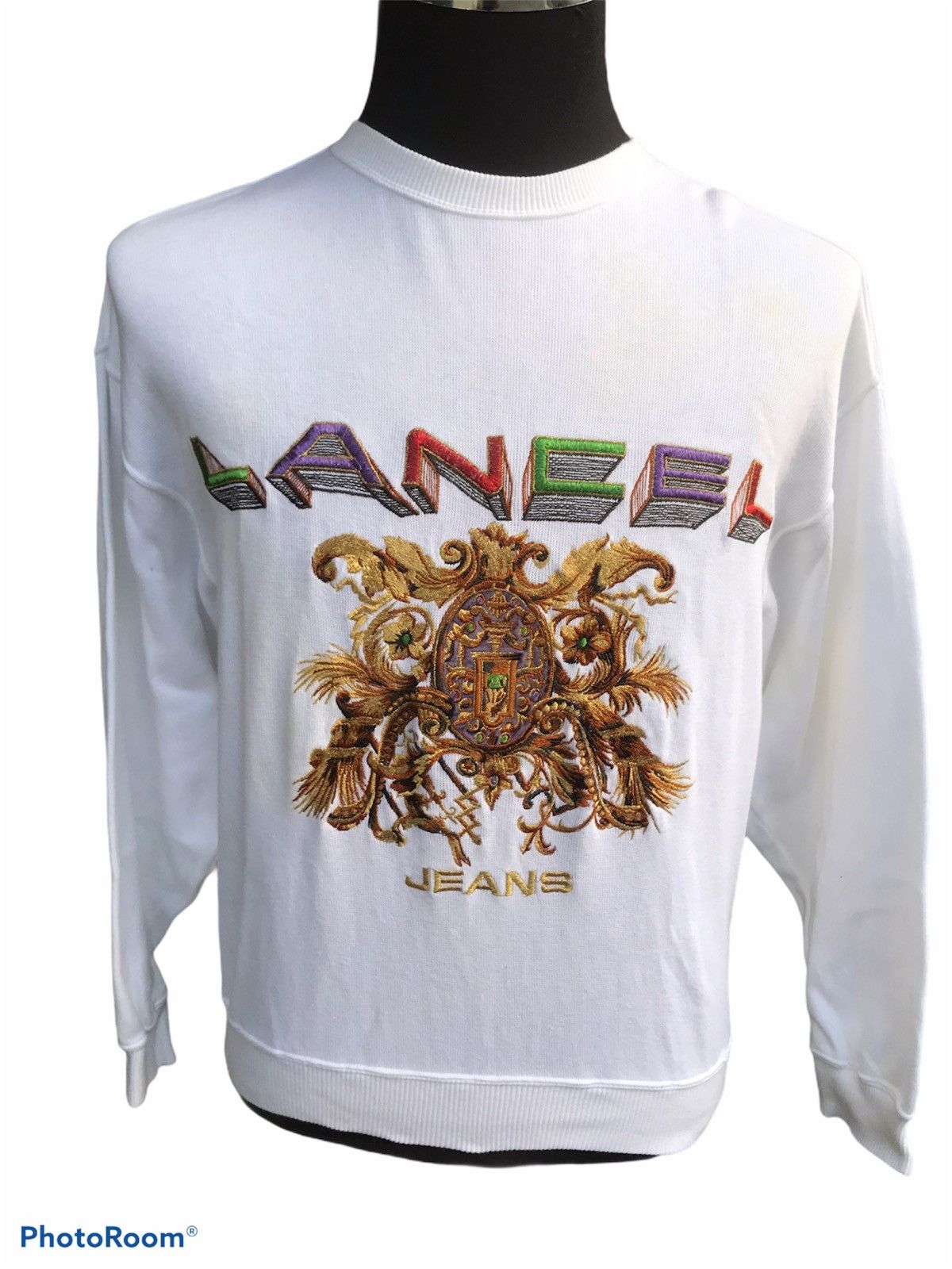Lancel Vintage LANCEL Paris Gold Embroidery Spellout Logo Size US M / EU 48-50 / 2 - 1 Thumbnail