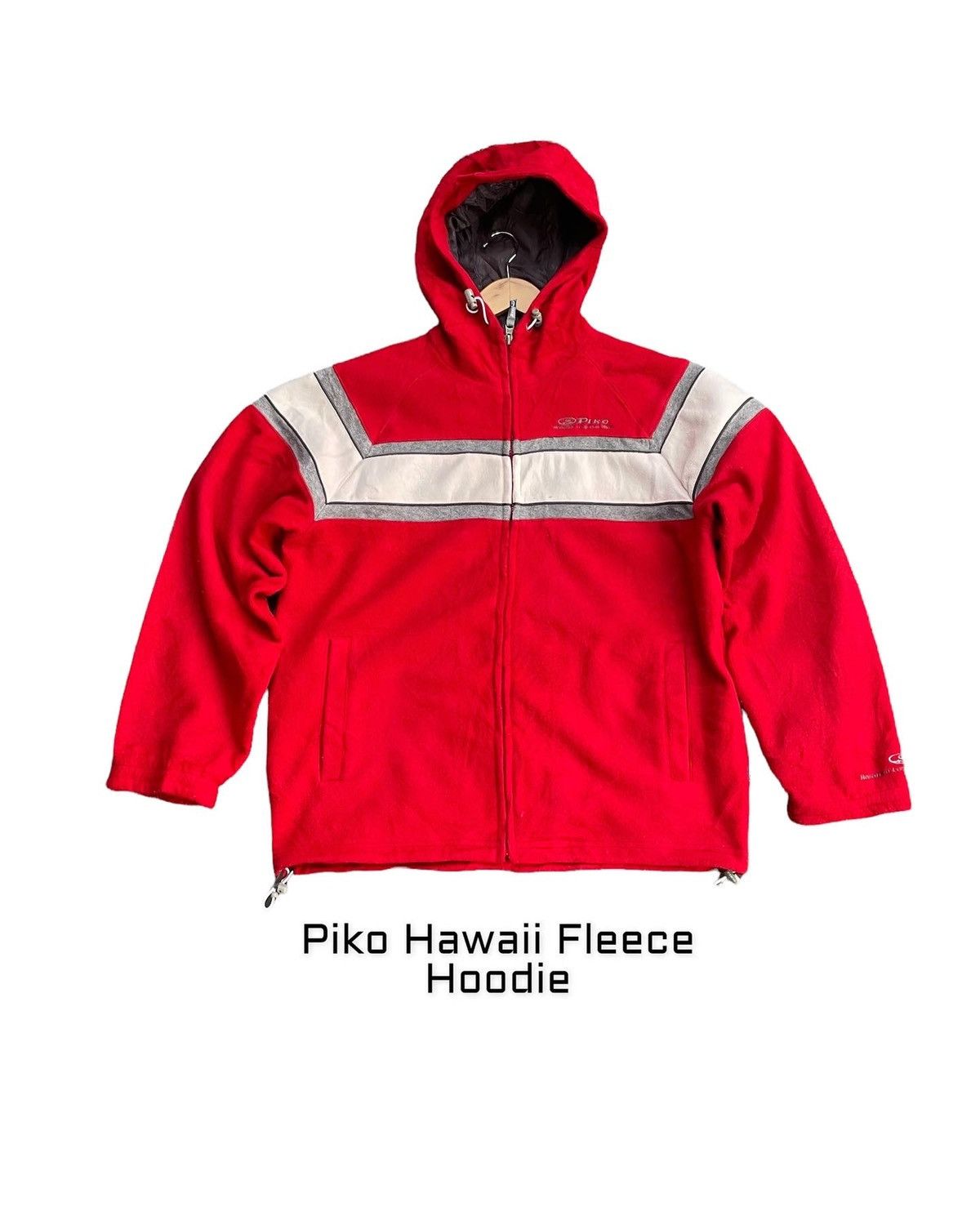 If Six Was Nine × Vintage Vintage Piko Fleece Zipper Hoodie Size US XL / EU 56 / 4 - 1 Thumbnail
