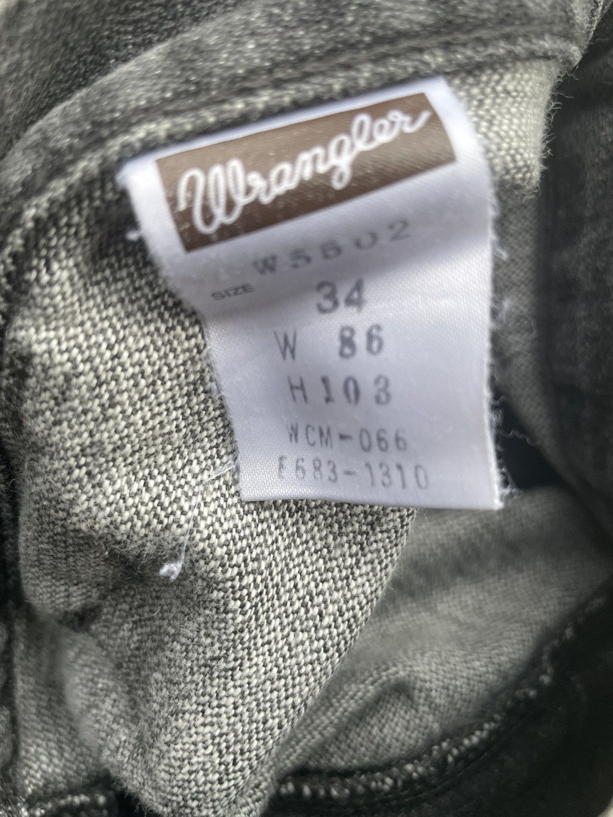 Wrangler Vintage Wrangler Bush Pant Denim Size US 34 / EU 50 - 12 Thumbnail