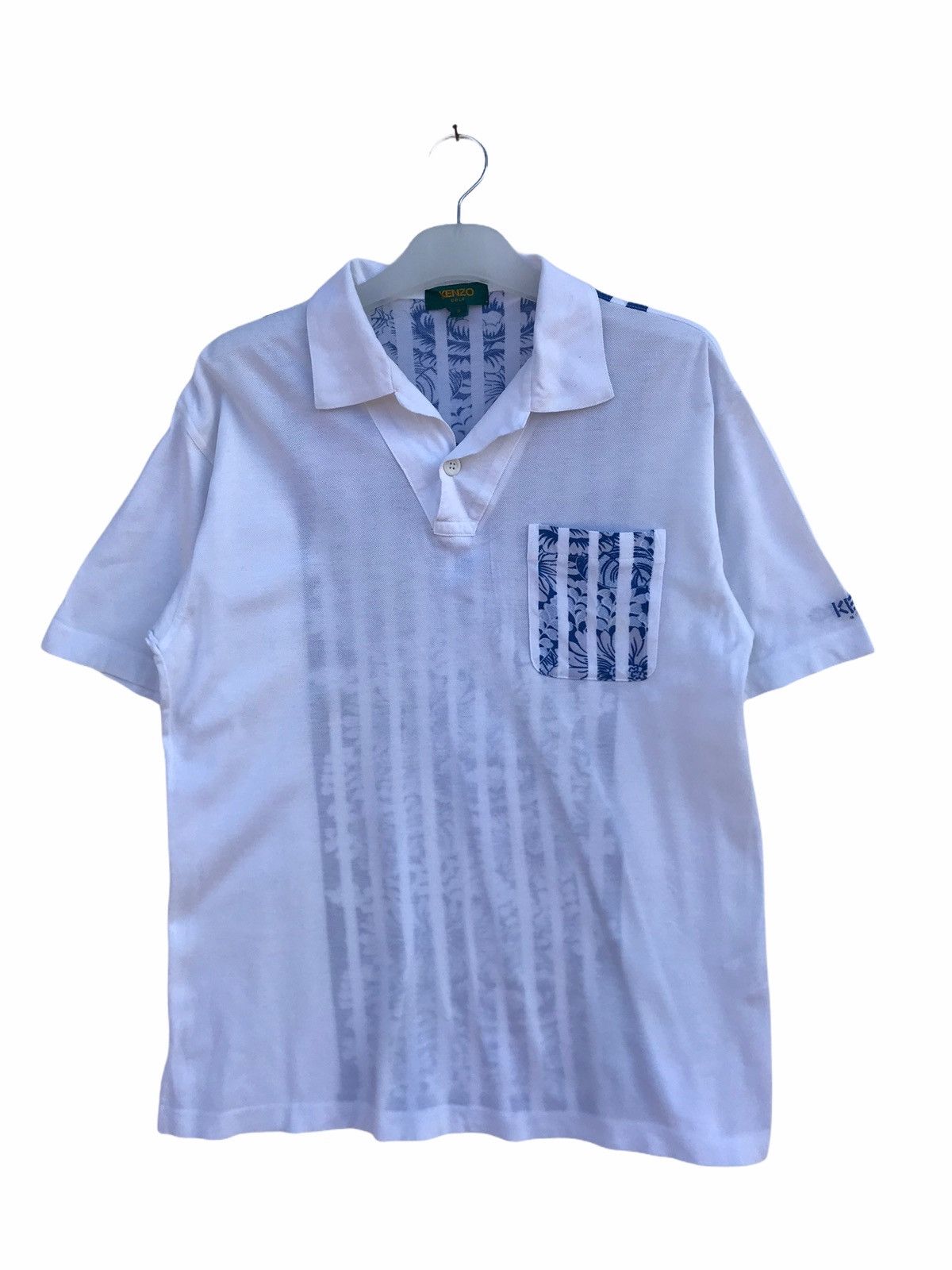 Japanese Brand Vintage Kenzo Polo Stripe Size US M / EU 48-50 / 2 - 1 Thumbnail