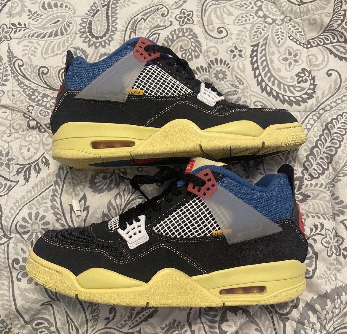 jordan 4 union on feet