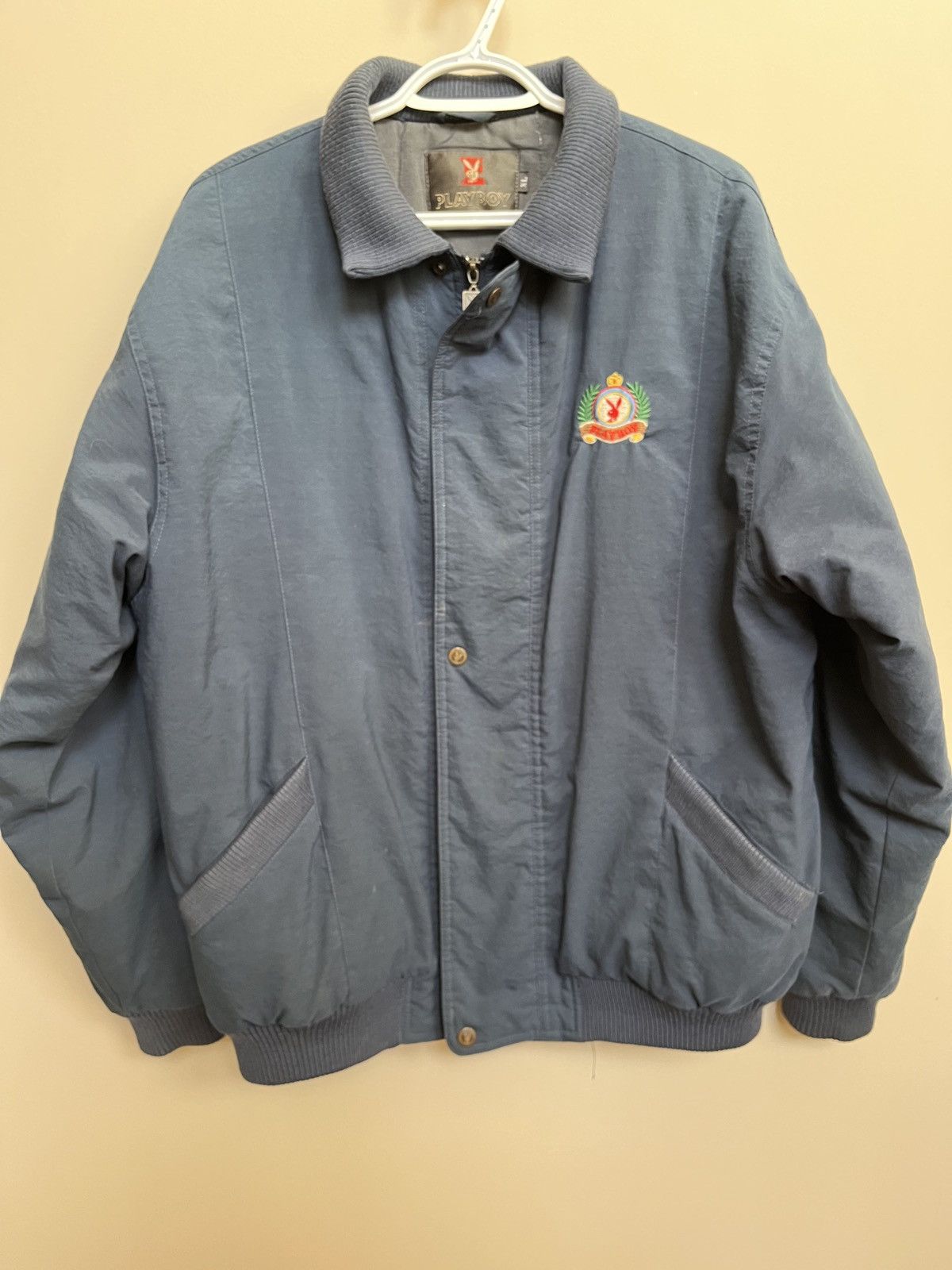 Playboy × Vintage VINTAGE 80’s PLAYBOY BOMBER WORK JACKET Size US XL / EU 56 / 4 - 1 Thumbnail