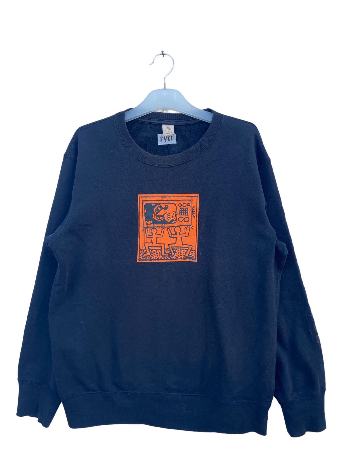 Keith Haring Uniqlo Keith Haring X Mickey Mouse Sweatshirt Size US L / EU 52-54 / 3 - 1 Thumbnail