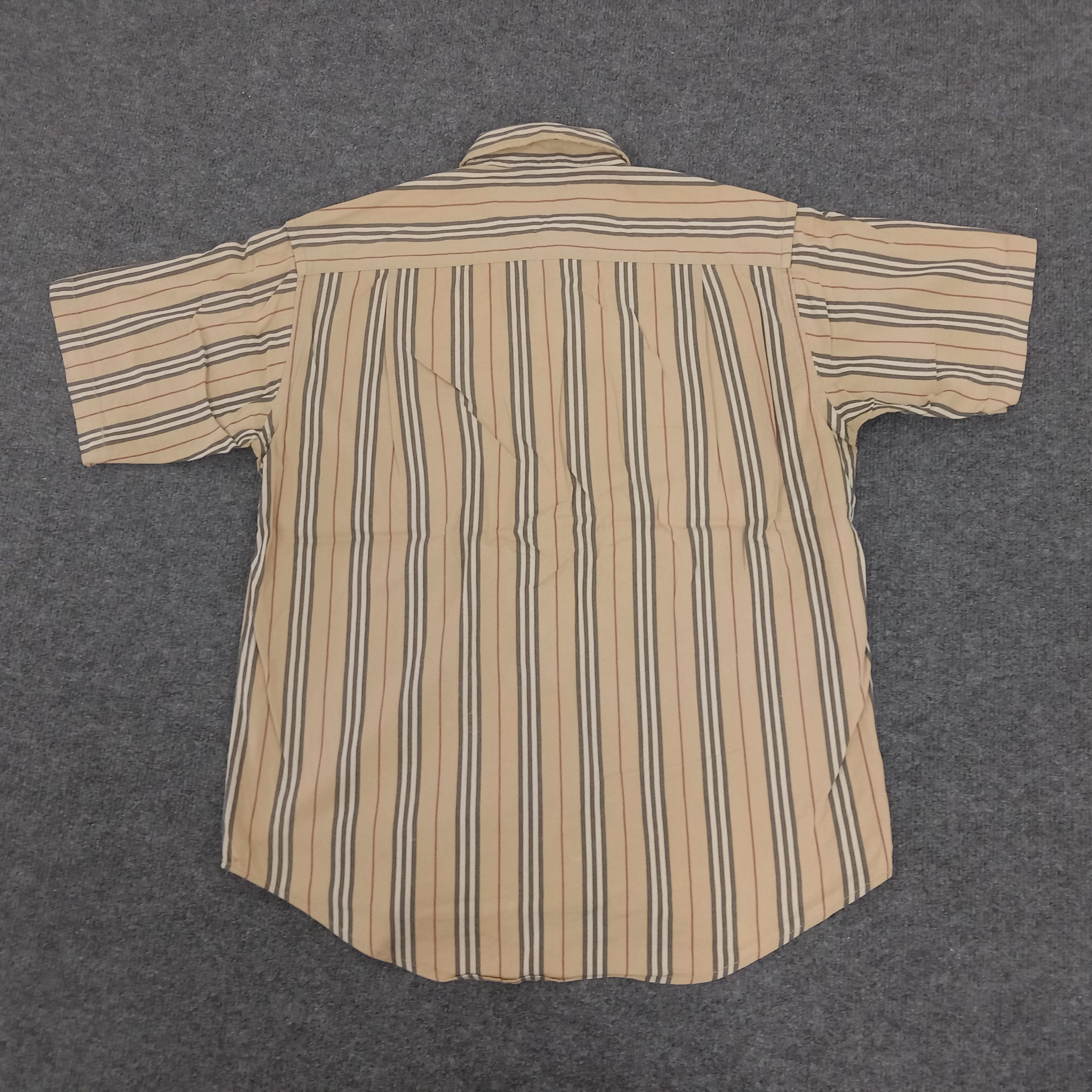 Burberry × Vintage Burberry London Nova Check Stripes Design Shirt Size US M / EU 48-50 / 2 - 3 Thumbnail