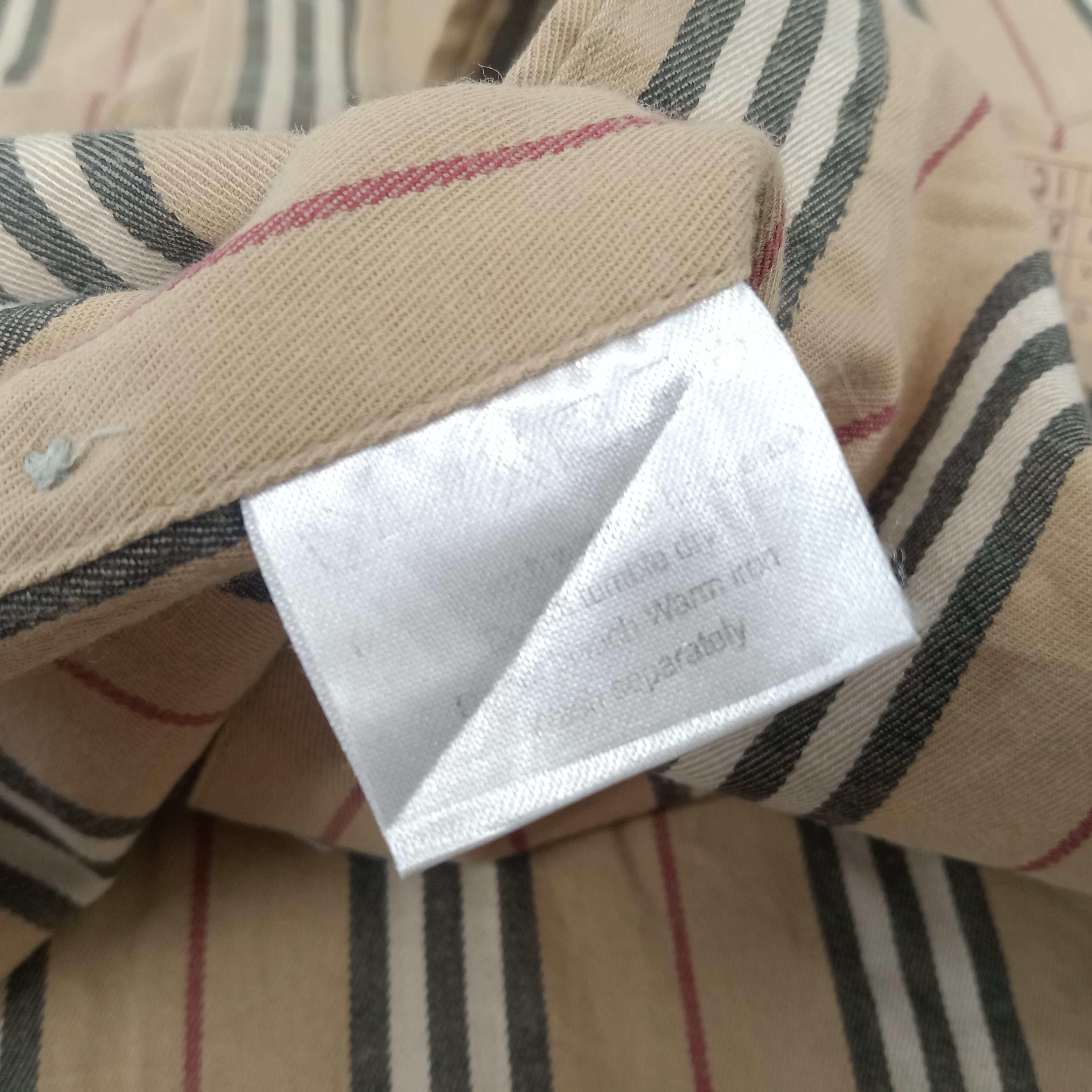 Burberry × Vintage Burberry London Nova Check Stripes Design Shirt Size US M / EU 48-50 / 2 - 8 Thumbnail