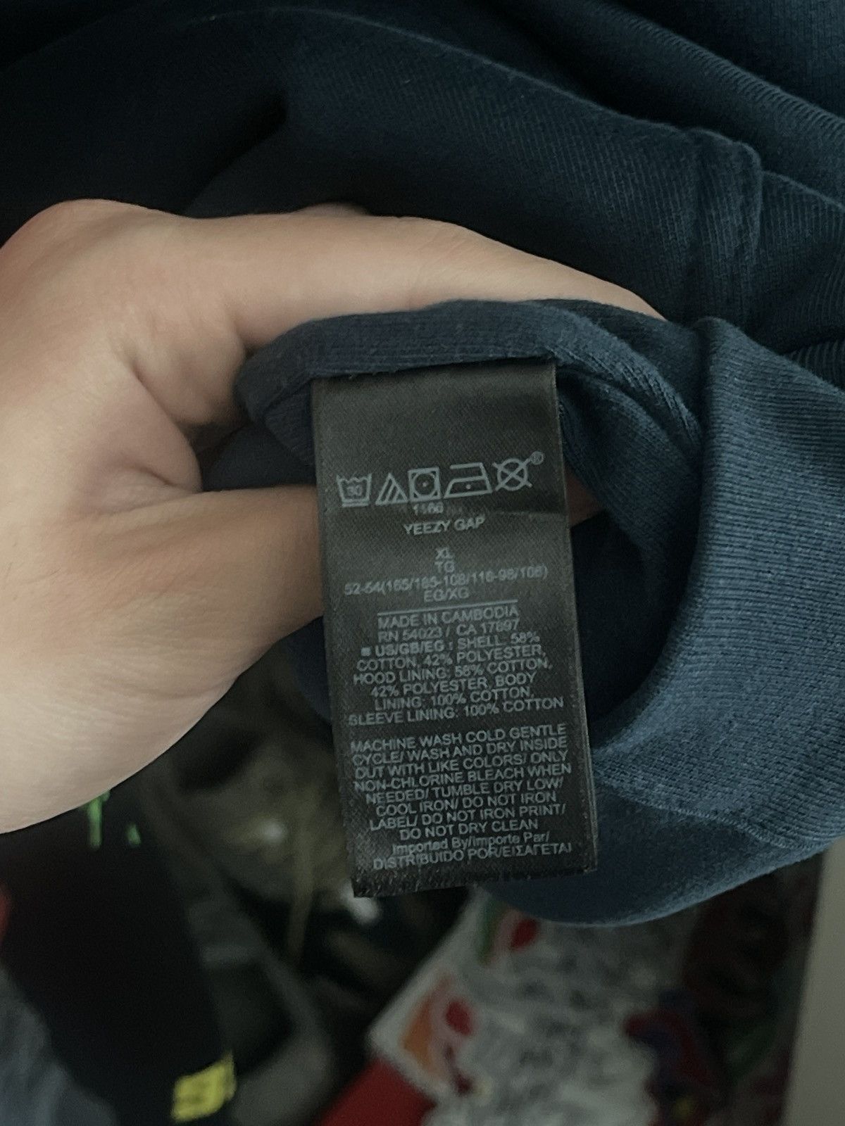 Gap × Kanye West Yeezy Gap Engineered by Balenciaga Dove Hoodie Size US XL / EU 56 / 4 - 4 Thumbnail