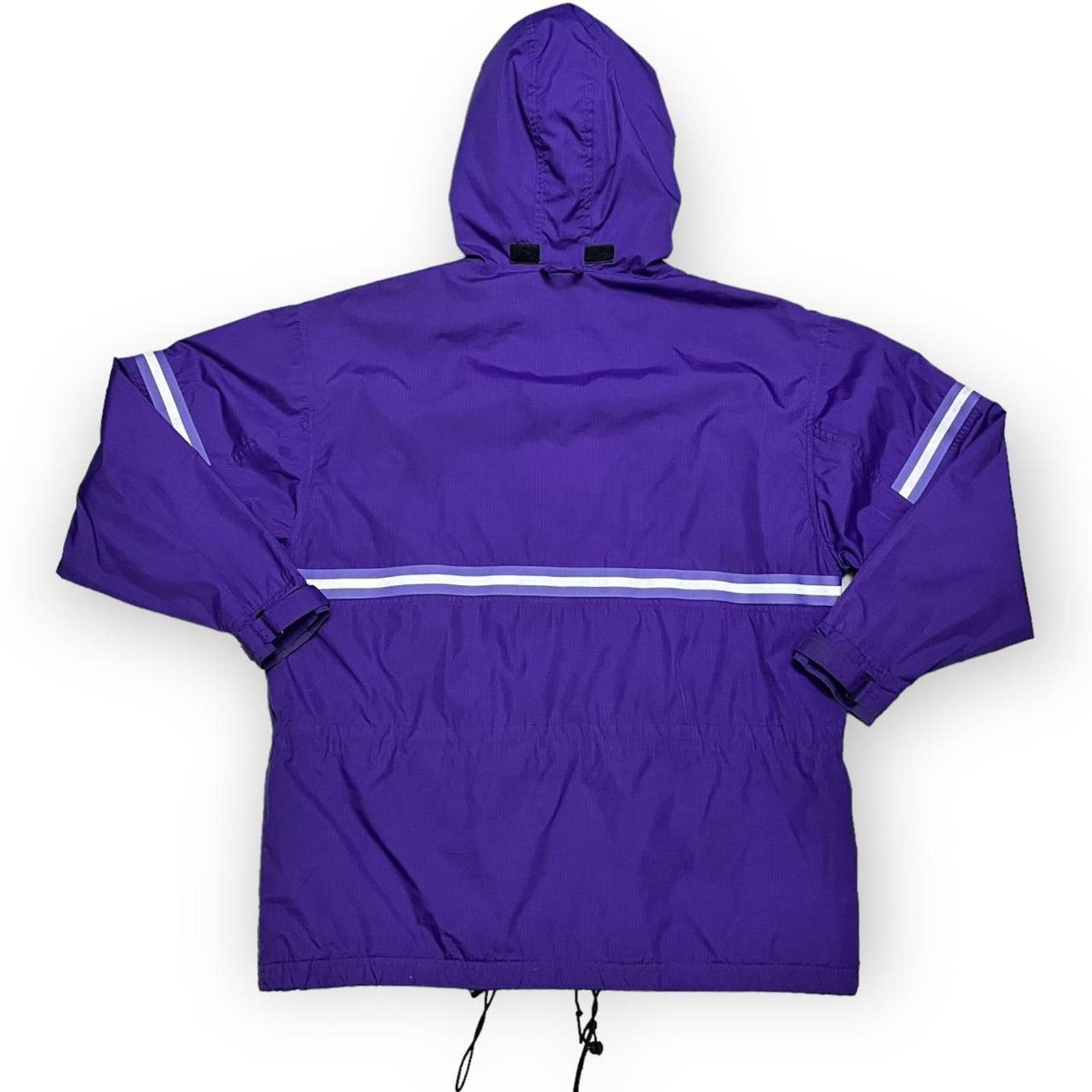 Reebok Reebok Vintage Y2K 90s Purple Designer Windbreaker Jacket Size US M / EU 48-50 / 2 - 3 Thumbnail