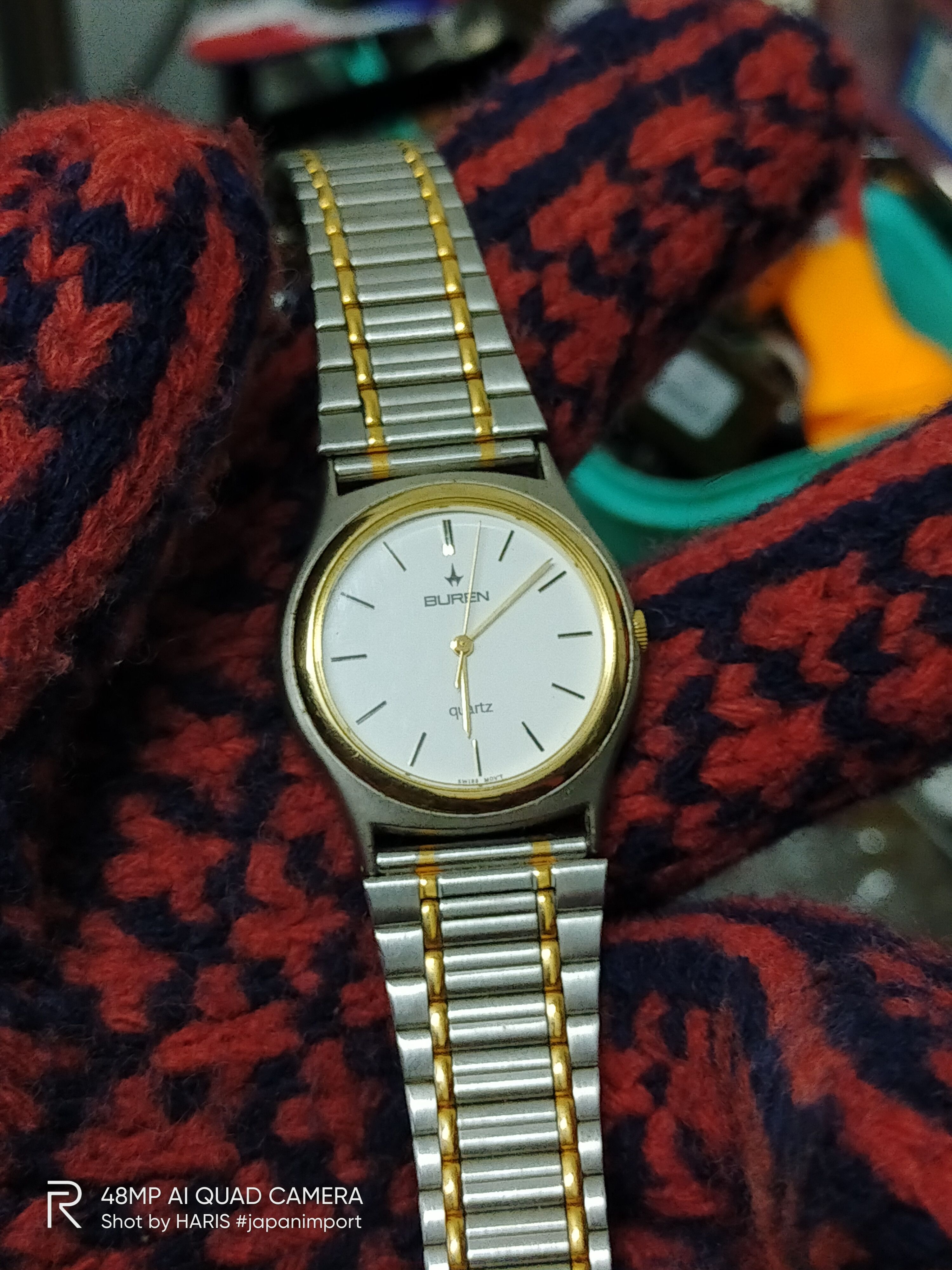 Japanese Brand × Vintage 🔥 RETRO 🔥SWISS "BUREN QUARTZ" WATCH Size ONE SIZE - 6 Thumbnail