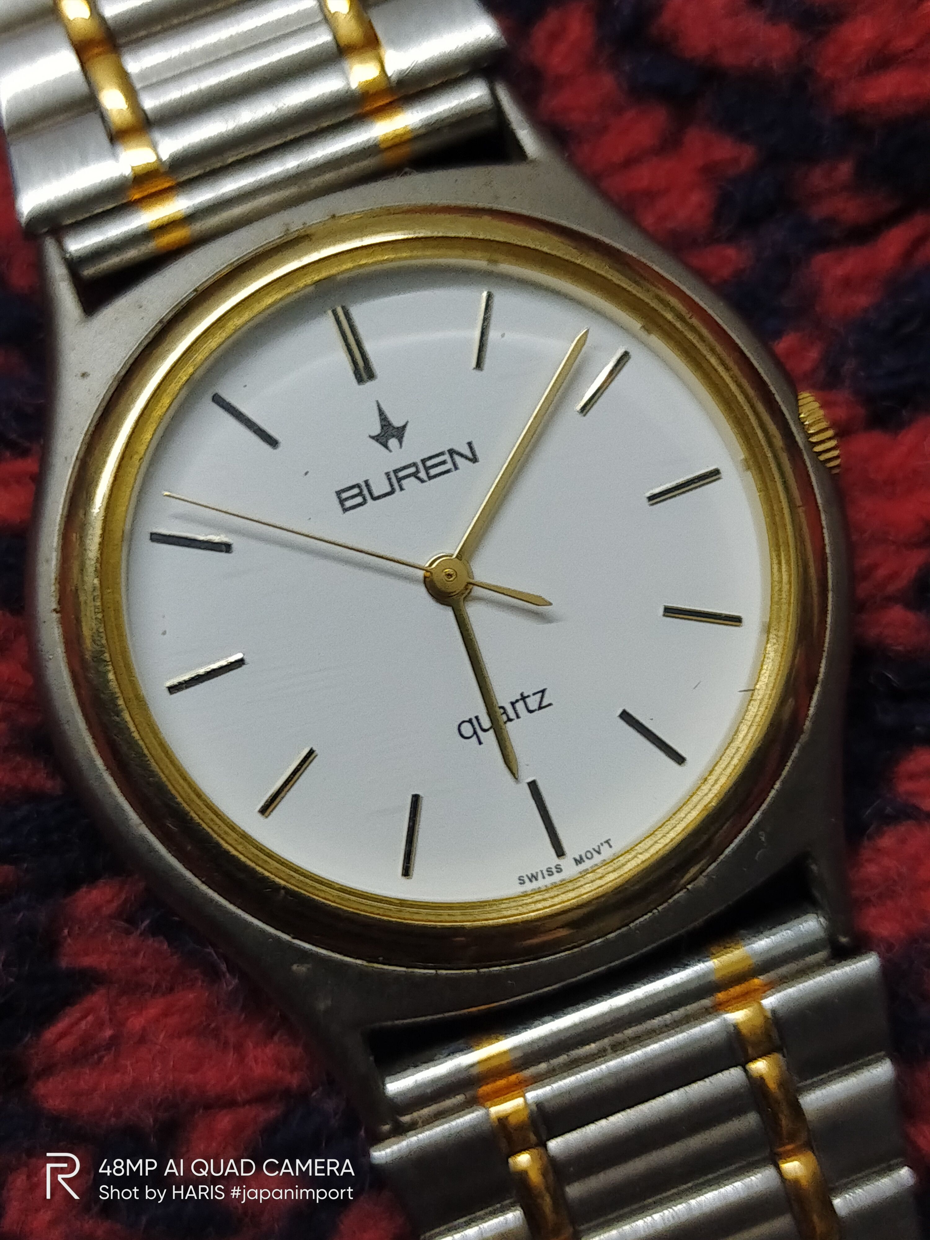 Japanese Brand × Vintage 🔥 RETRO 🔥SWISS "BUREN QUARTZ" WATCH Size ONE SIZE - 4 Thumbnail