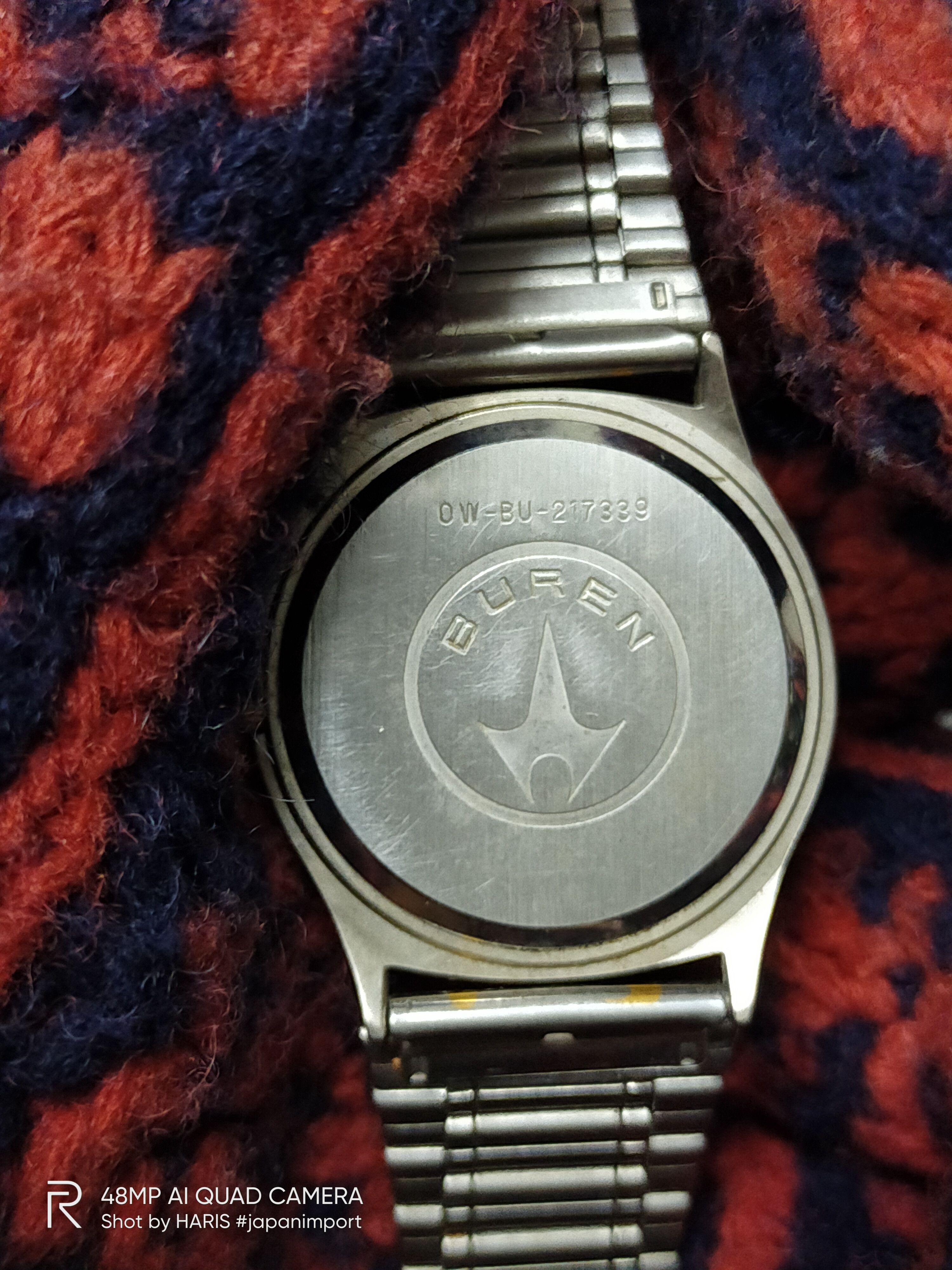 Japanese Brand × Vintage 🔥 RETRO 🔥SWISS "BUREN QUARTZ" WATCH Size ONE SIZE - 3 Thumbnail