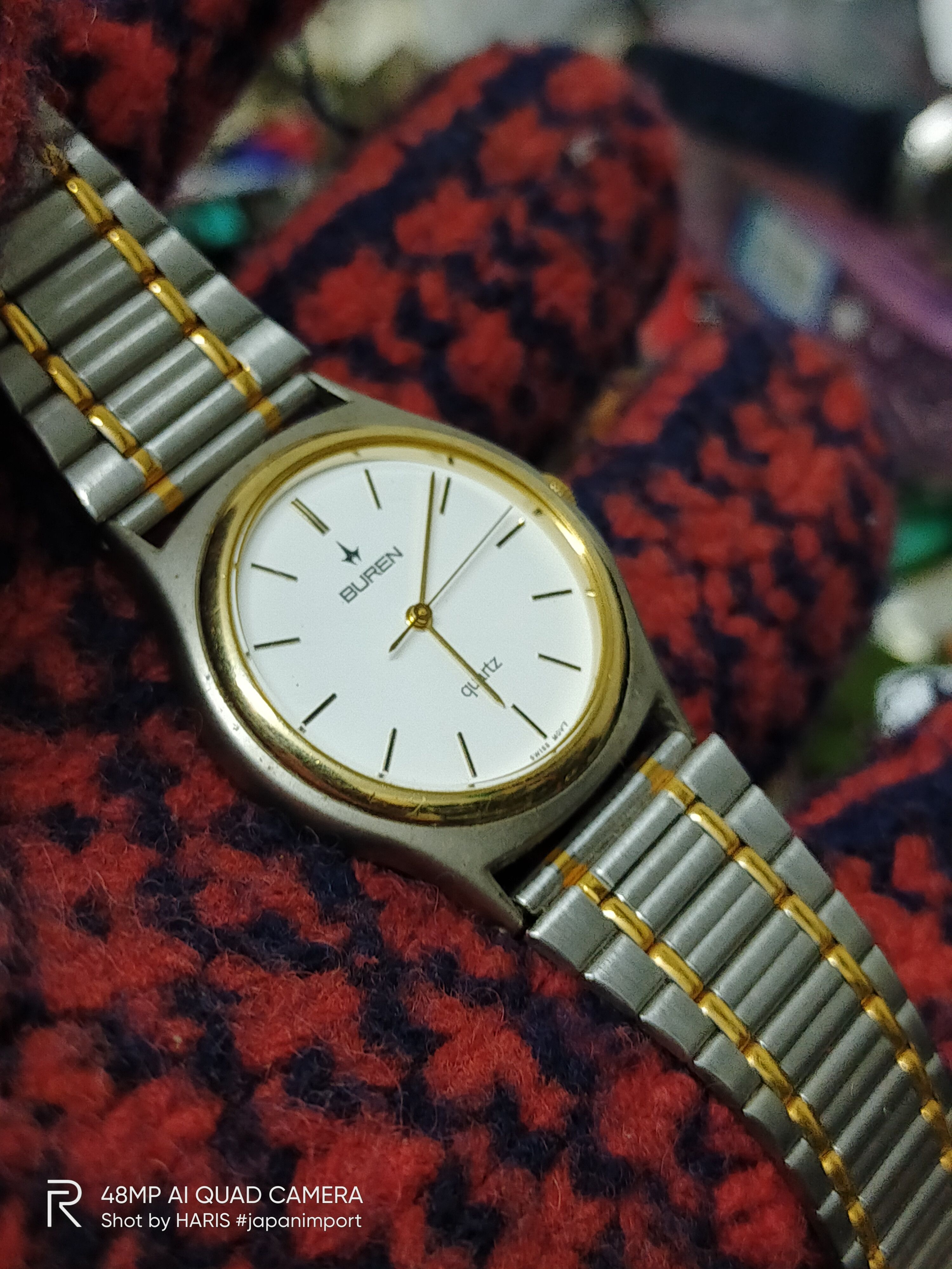 Japanese Brand × Vintage 🔥 RETRO 🔥SWISS "BUREN QUARTZ" WATCH Size ONE SIZE - 5 Thumbnail