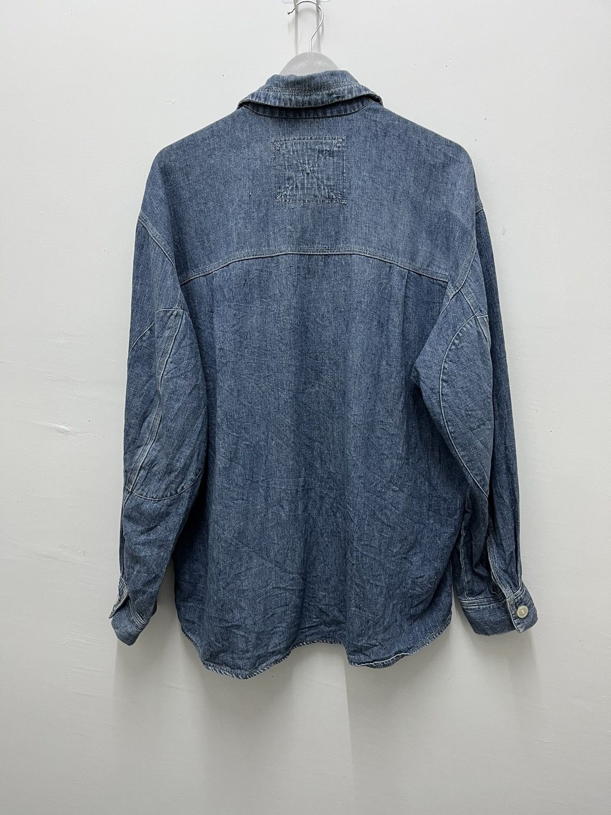 Japanese Brand RNA Slang Japan Denim Shirt Size US XL / EU 56 / 4 - 2 Thumbnail