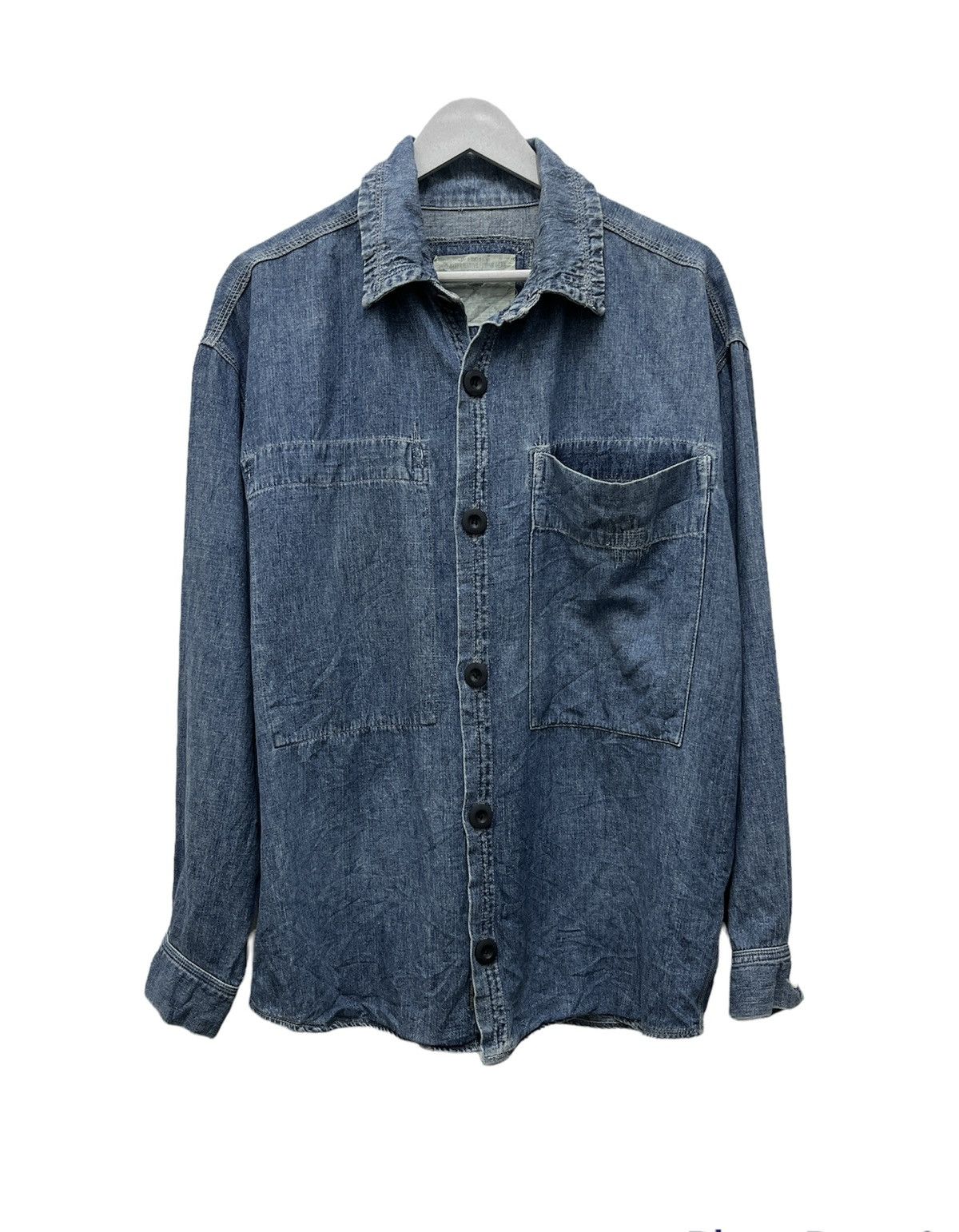 Japanese Brand RNA Slang Japan Denim Shirt Size US XL / EU 56 / 4 - 1 Thumbnail