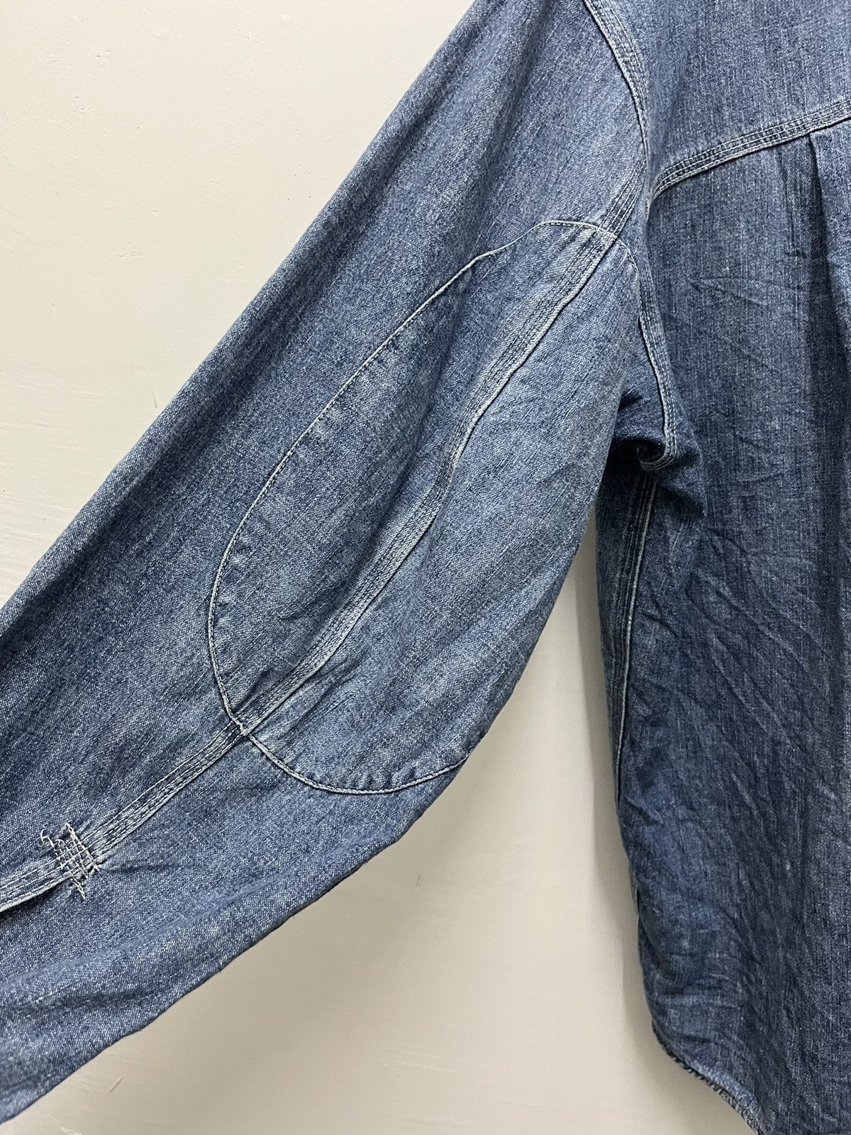 Japanese Brand RNA Slang Japan Denim Shirt Size US XL / EU 56 / 4 - 5 Thumbnail