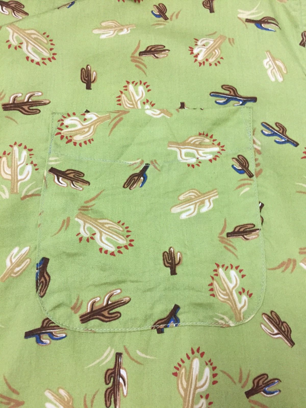 Junko Shimada Mr. Junko J2 Hawaiian Rayon Shirt Cactus Motif Size US L / EU 52-54 / 3 - 3 Thumbnail