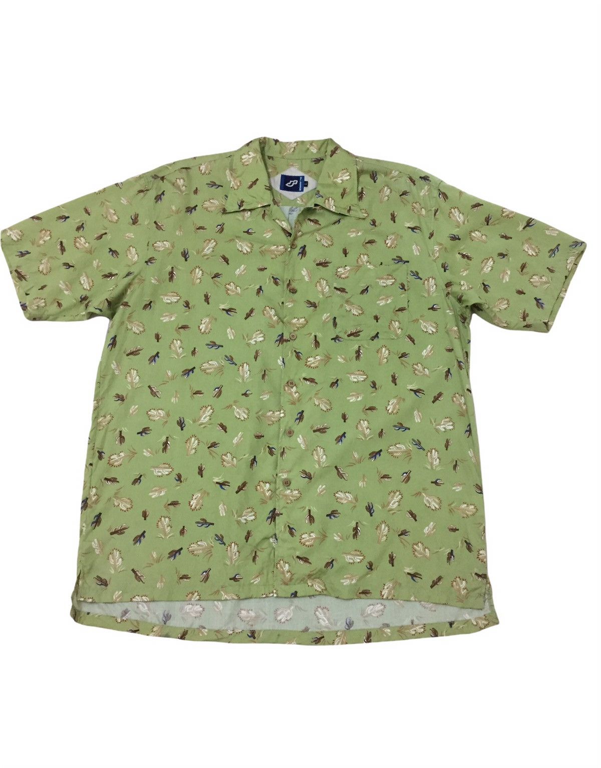 Junko Shimada Mr. Junko J2 Hawaiian Rayon Shirt Cactus Motif Size US L / EU 52-54 / 3 - 1 Thumbnail