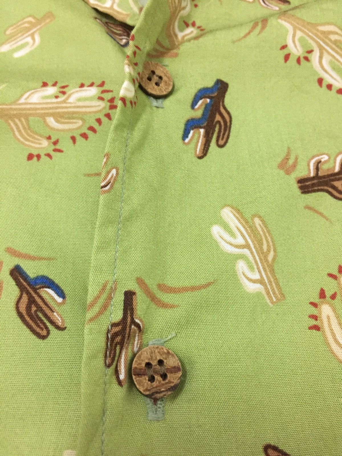 Junko Shimada Mr. Junko J2 Hawaiian Rayon Shirt Cactus Motif Size US L / EU 52-54 / 3 - 4 Thumbnail
