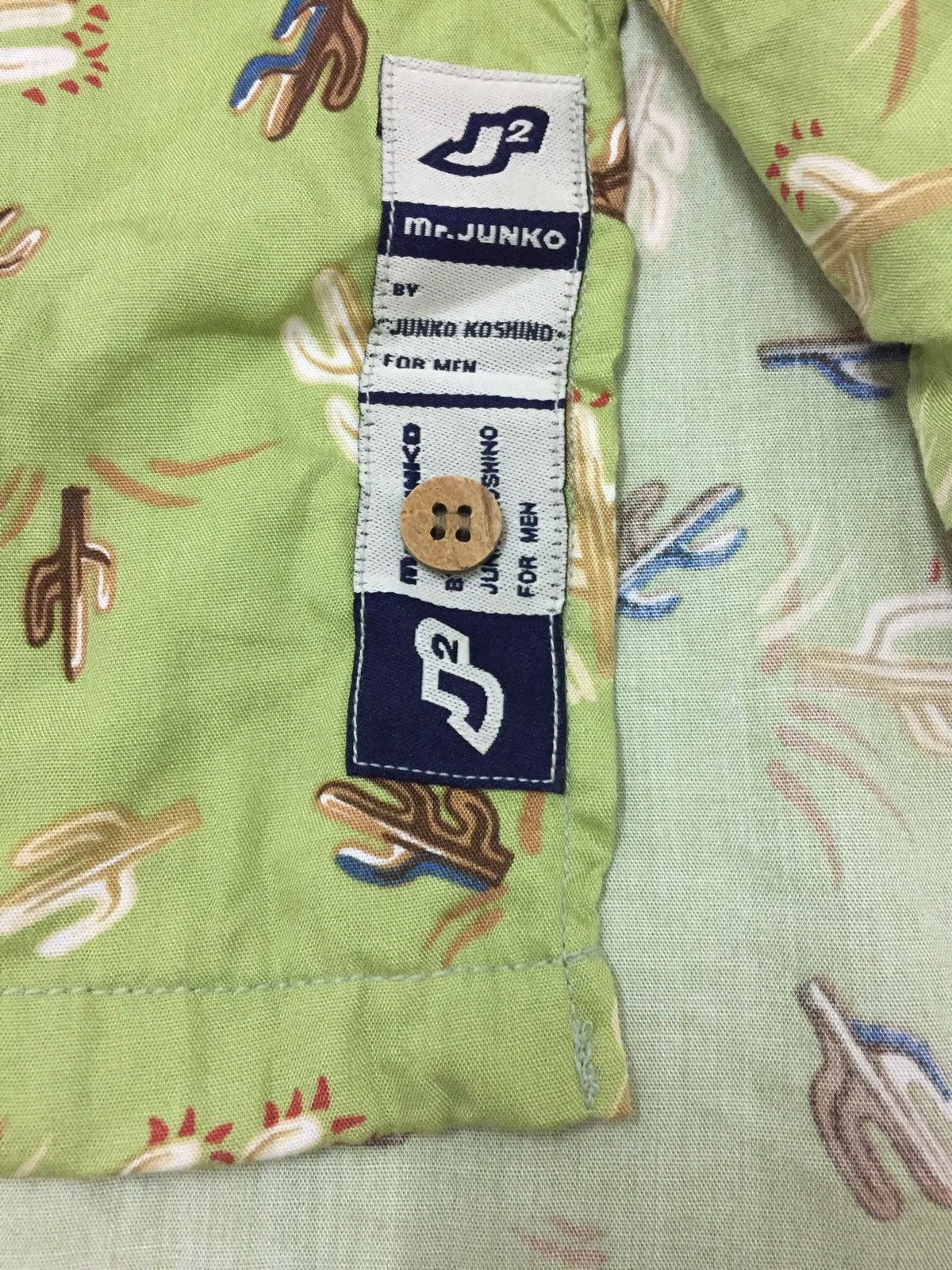 Junko Shimada Mr. Junko J2 Hawaiian Rayon Shirt Cactus Motif Size US L / EU 52-54 / 3 - 7 Thumbnail