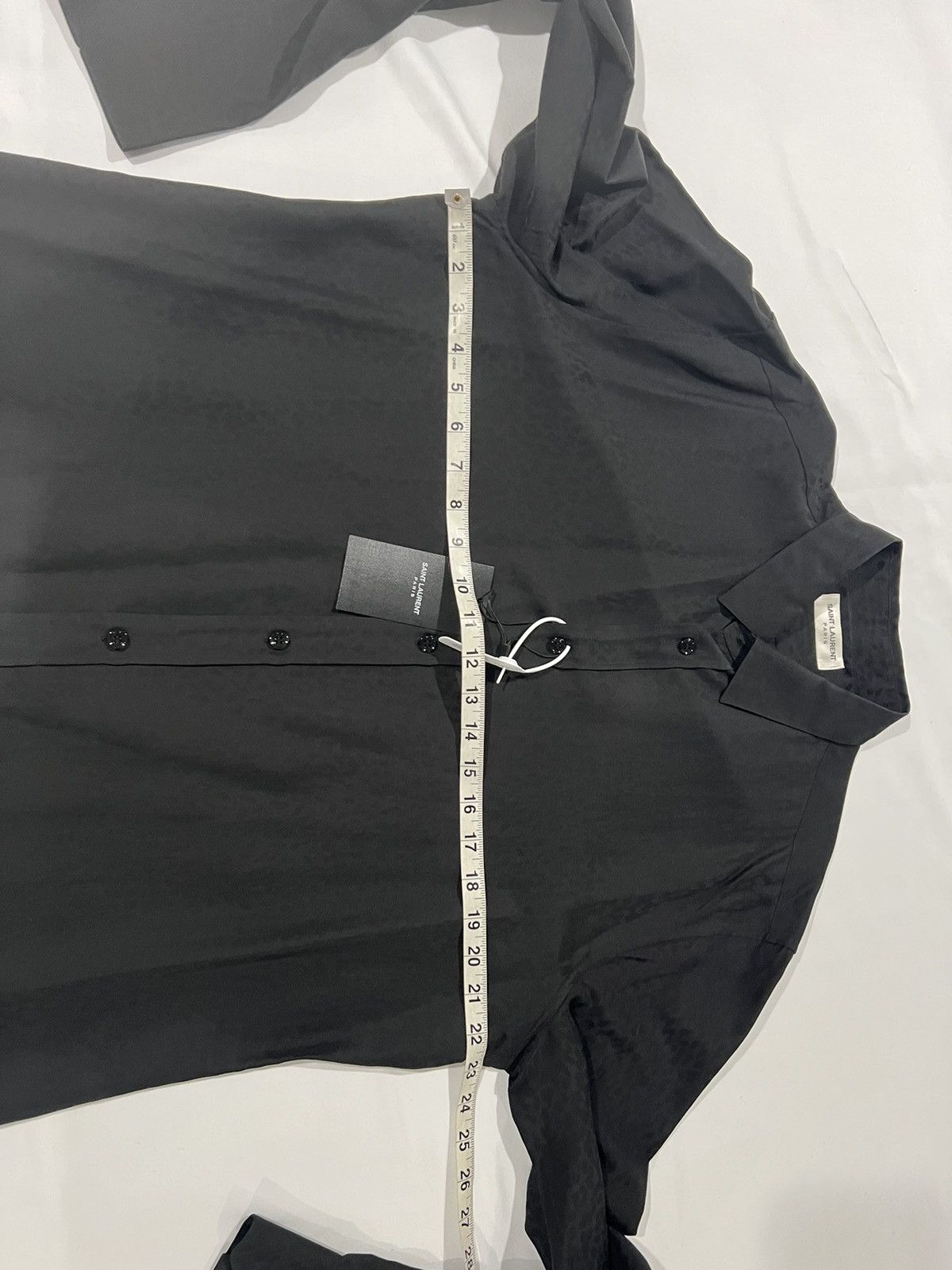 Saint Laurent Paris Saint Laurent Hedi Slimane jacquard shirt. 42/16.5 Size US L / EU 52-54 / 3 - 5 Thumbnail