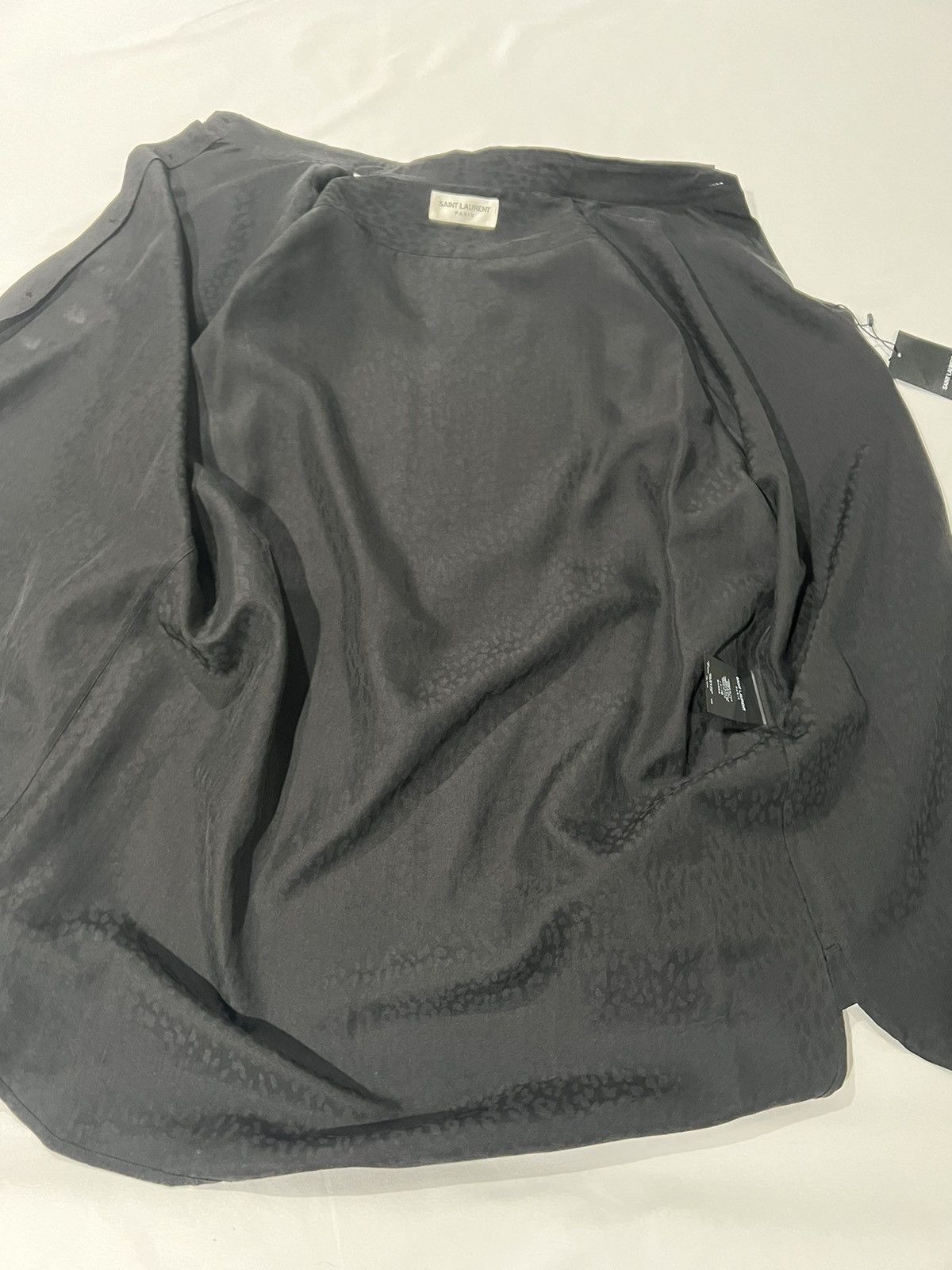 Saint Laurent Paris Saint Laurent Hedi Slimane jacquard shirt. 42/16.5 Size US L / EU 52-54 / 3 - 10 Thumbnail