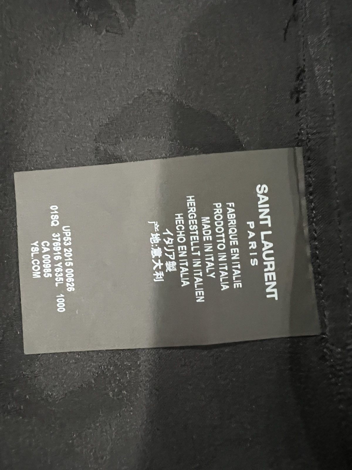 Saint Laurent Paris Saint Laurent Hedi Slimane lips shirt. 41/16 Size US L / EU 52-54 / 3 - 10 Thumbnail