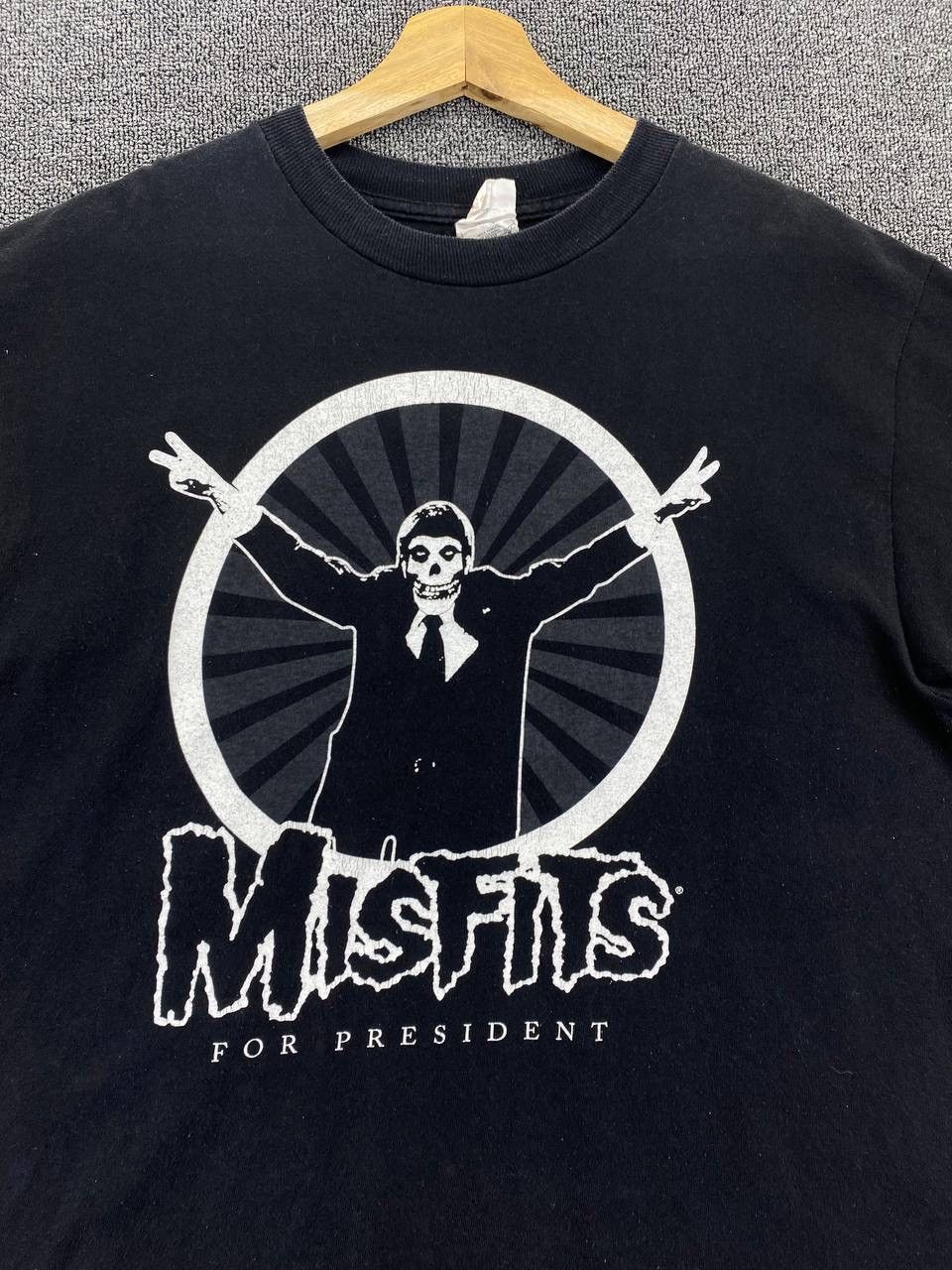 Band Tees Vintage Misfits Punk For President Rock Band Tees T Shirts Size US M / EU 48-50 / 2 - 5 Thumbnail