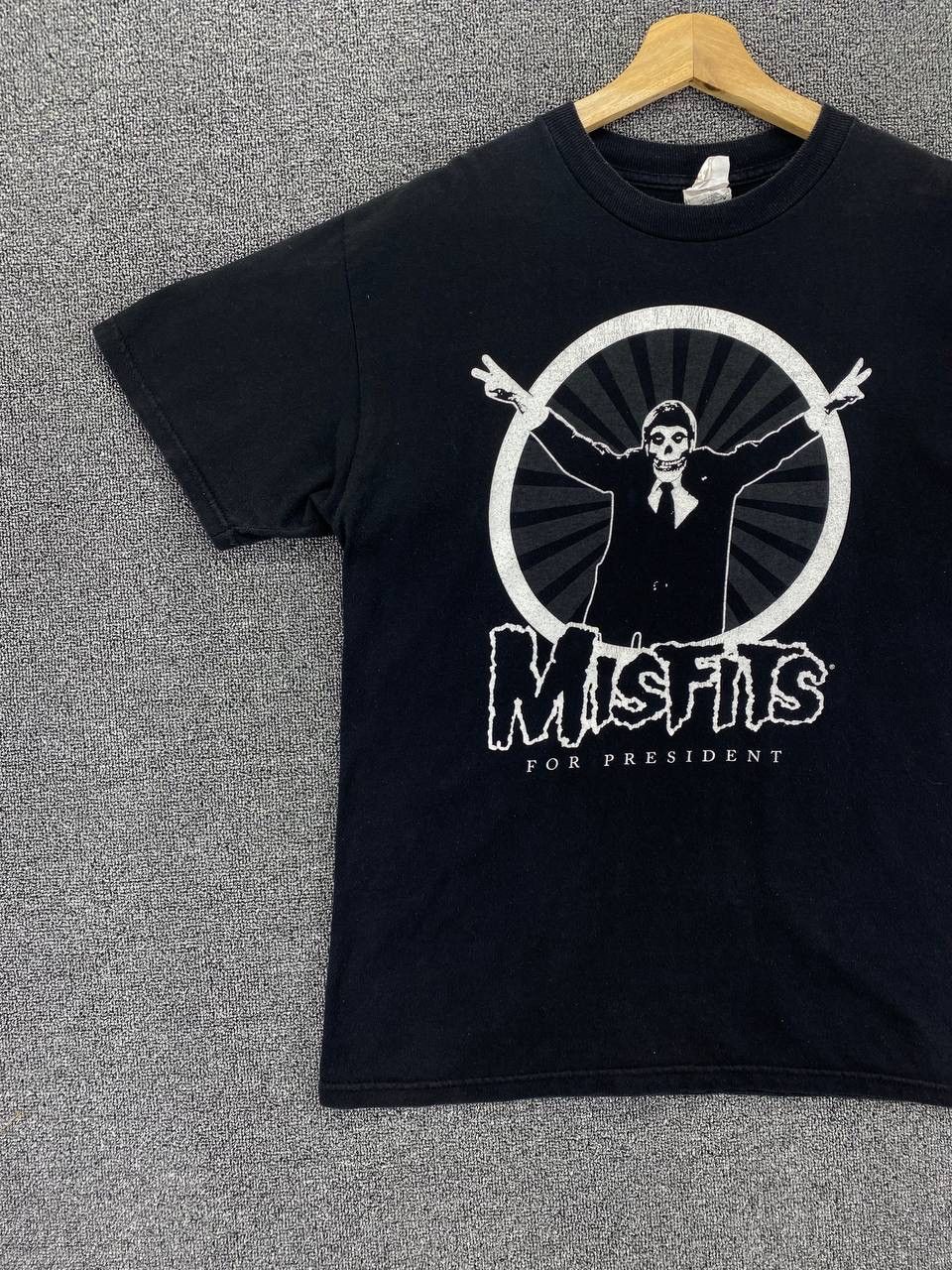 Band Tees Vintage Misfits Punk For President Rock Band Tees T Shirts Size US M / EU 48-50 / 2 - 3 Thumbnail