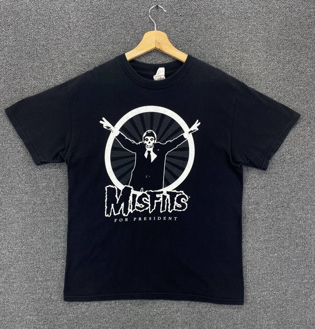 Band Tees Vintage Misfits Punk For President Rock Band Tees T Shirts Size US M / EU 48-50 / 2 - 1 Thumbnail