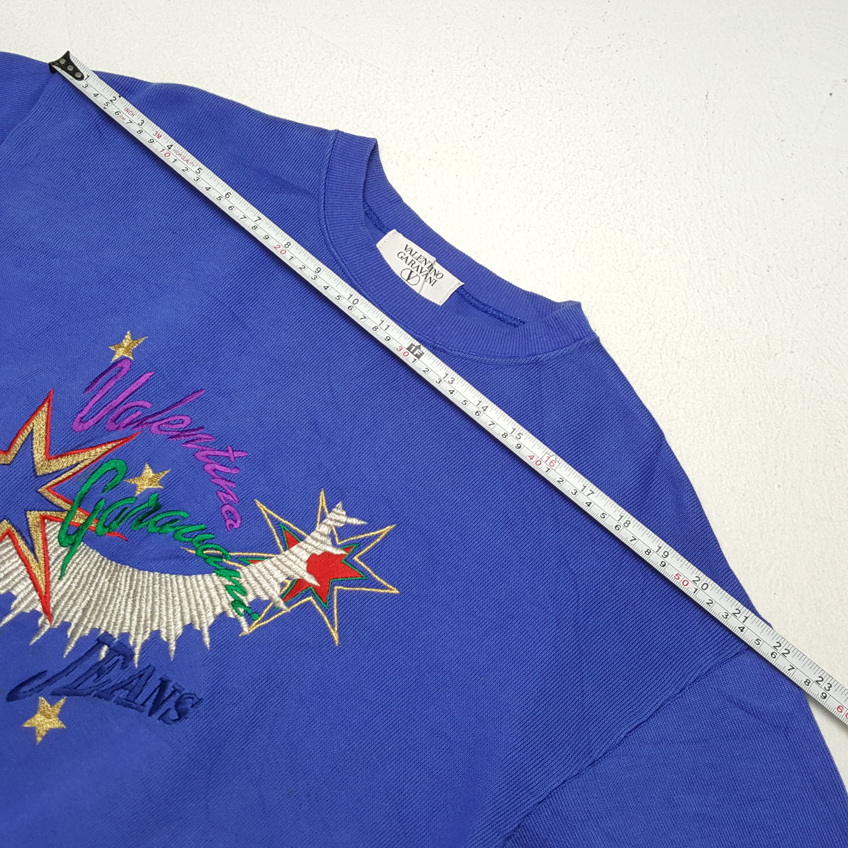 Valentino × Vintage VALENTINO GARAVANI Italian Brand Vintage Sweatshirt Size US M / EU 48-50 / 2 - 4 Thumbnail