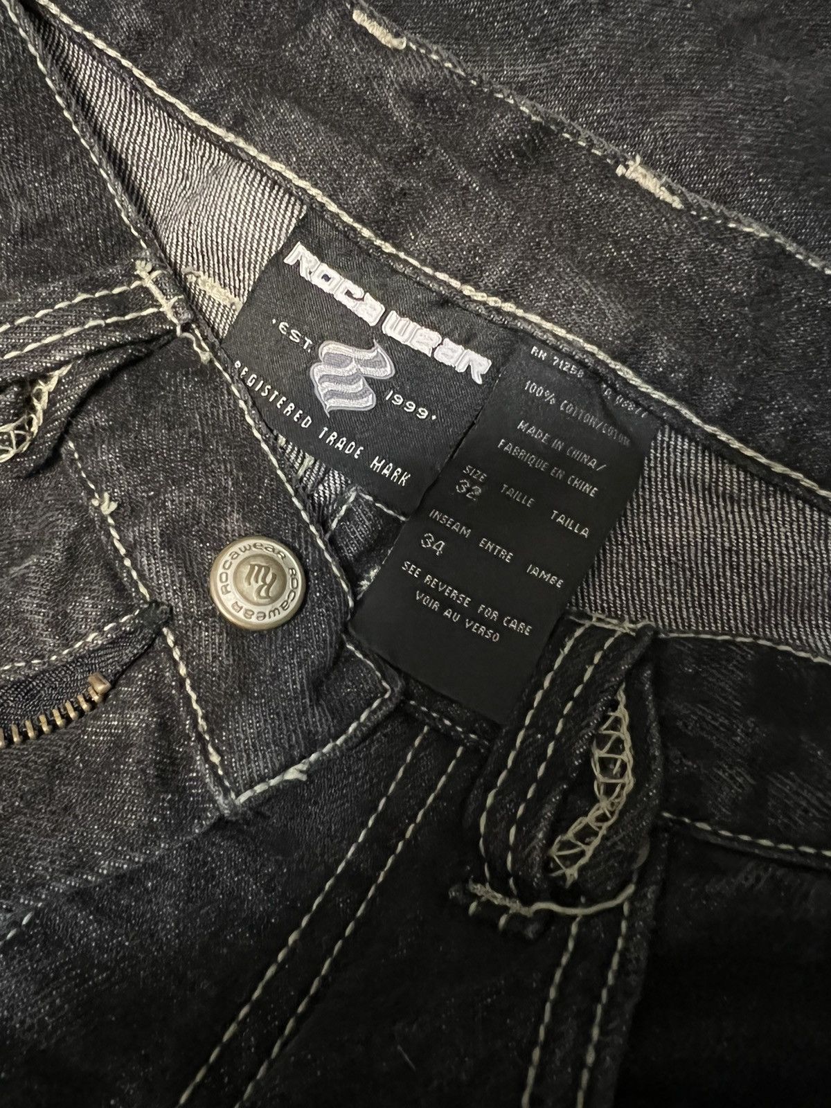 Rocawear VERY BAGGY Rocca Wear Jeans Size US 32 / EU 48 - 3 Thumbnail