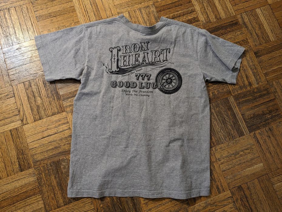 Iron Heart Tshirt, made in Japan Grailed
