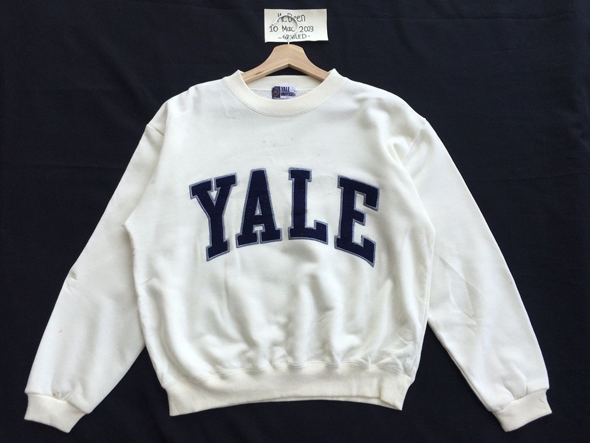 Vintage Rare Vintage Yale University Big Spellout Sweatshirt Size US L / EU 52-54 / 3 - 2 Thumbnail