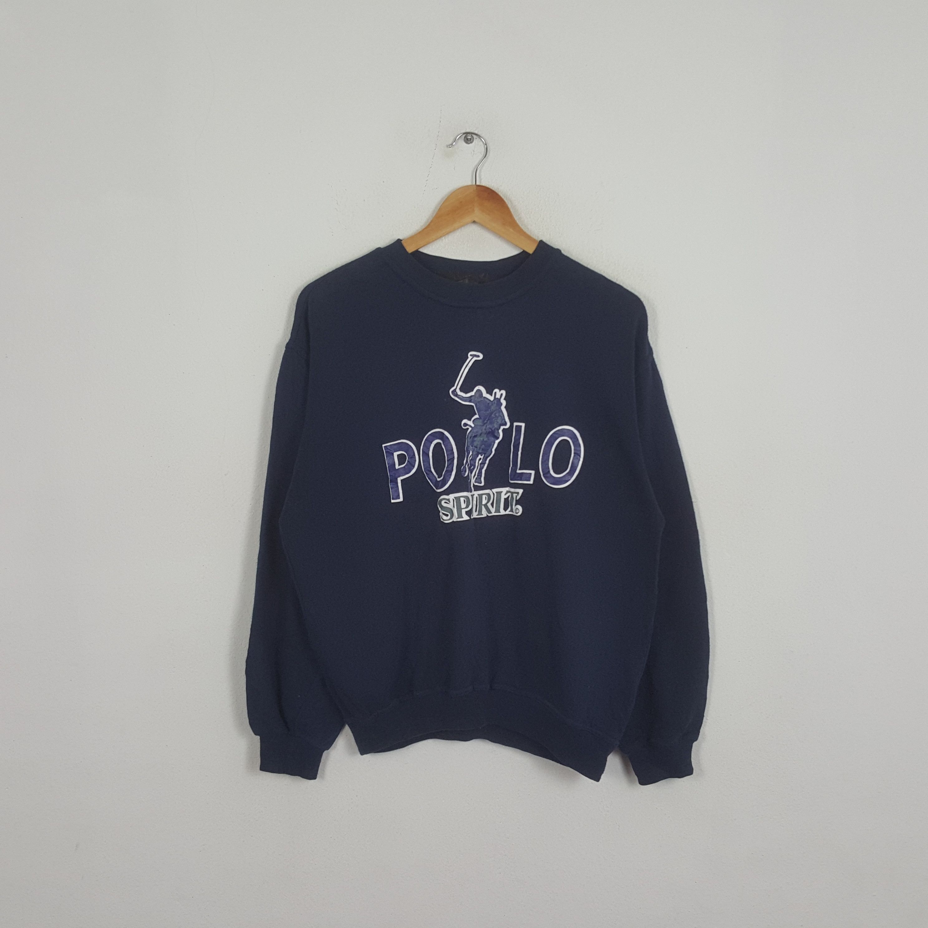 Vintage Polo Spirit Big Logo Streetwear Sweatshirt