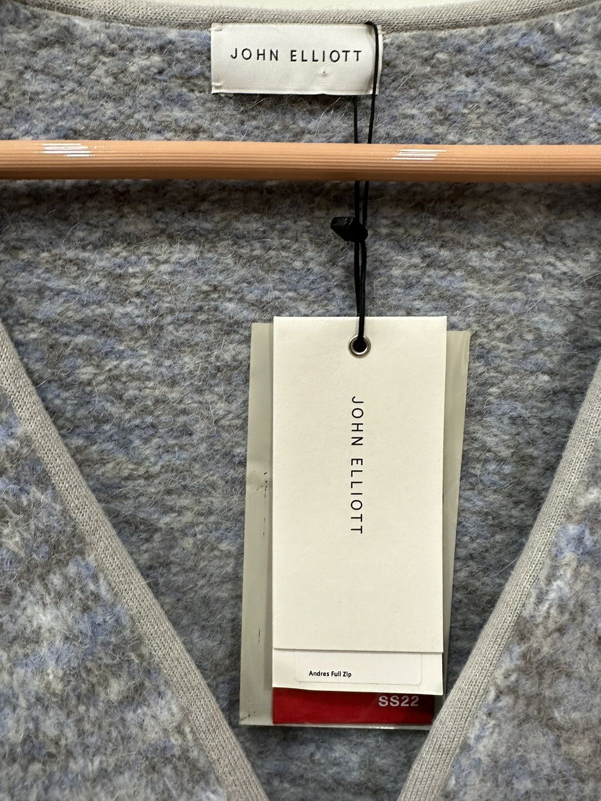 John Elliott John Elliott - Andres Fullzip Cardigan - in Glacier (2/M) Size US M / EU 48-50 / 2 - 2 Thumbnail