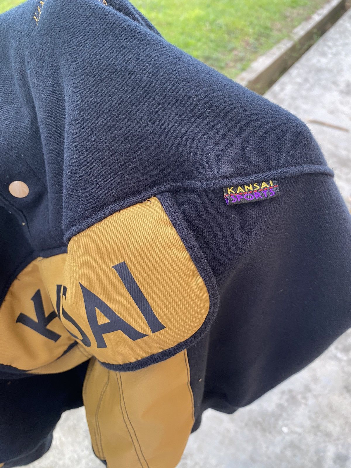 Japanese Brand × Kansai Yamamoto × Vintage Vintage Designer Kansai Yamamoto Anorax Sweatshirt Jumper Size US L / EU 52-54 / 3 - 9 Thumbnail