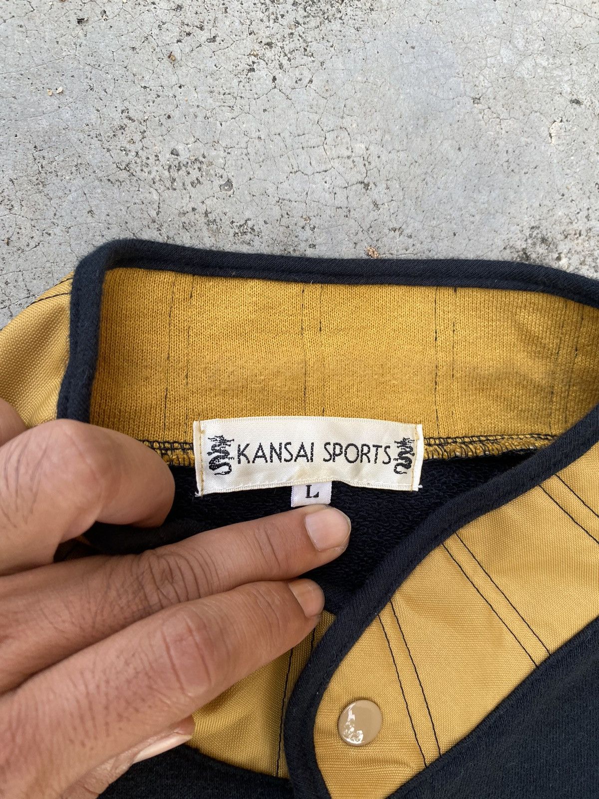 Japanese Brand × Kansai Yamamoto × Vintage Vintage Designer Kansai Yamamoto Anorax Sweatshirt Jumper Size US L / EU 52-54 / 3 - 10 Thumbnail