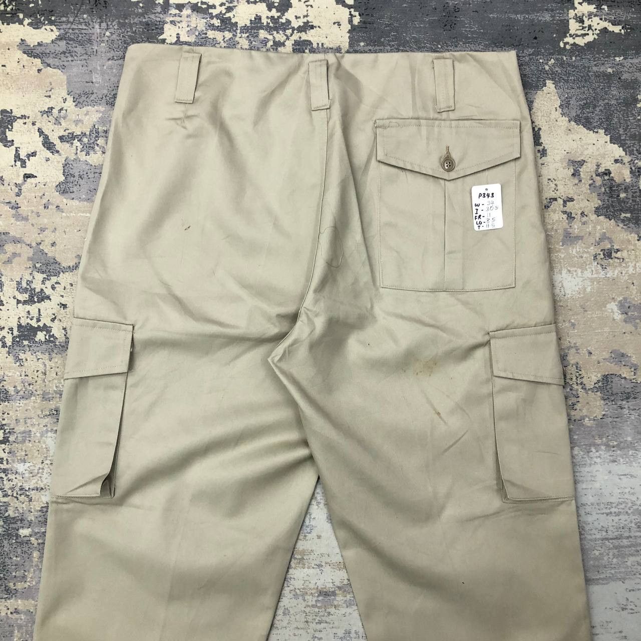 Japanese Brand P343 VTG JAPAN WORWEAR CARGO PANTS Size US 34 / EU 50 - 4 Thumbnail
