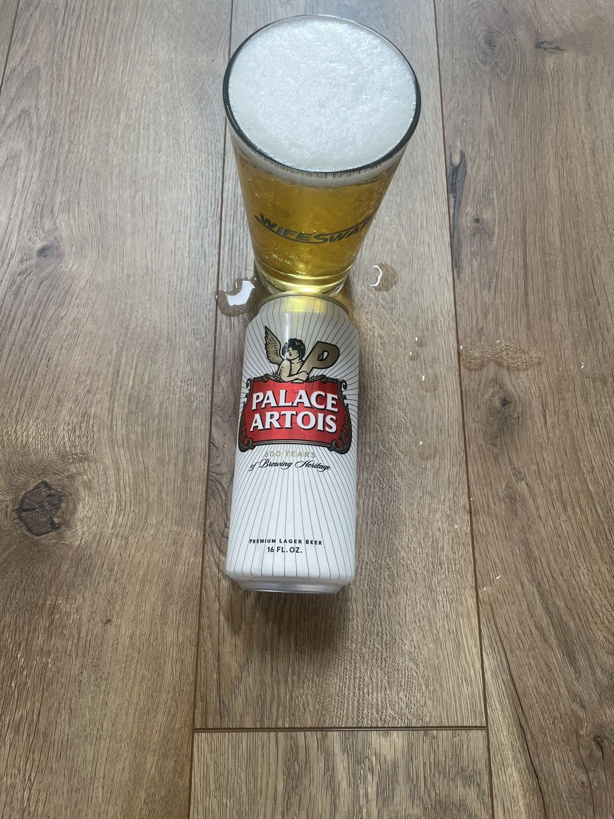 Budweiser EMPTY CAN Palace Artois Official Pint Can (16oz) Exclusive Size ONE SIZE - 10 Thumbnail