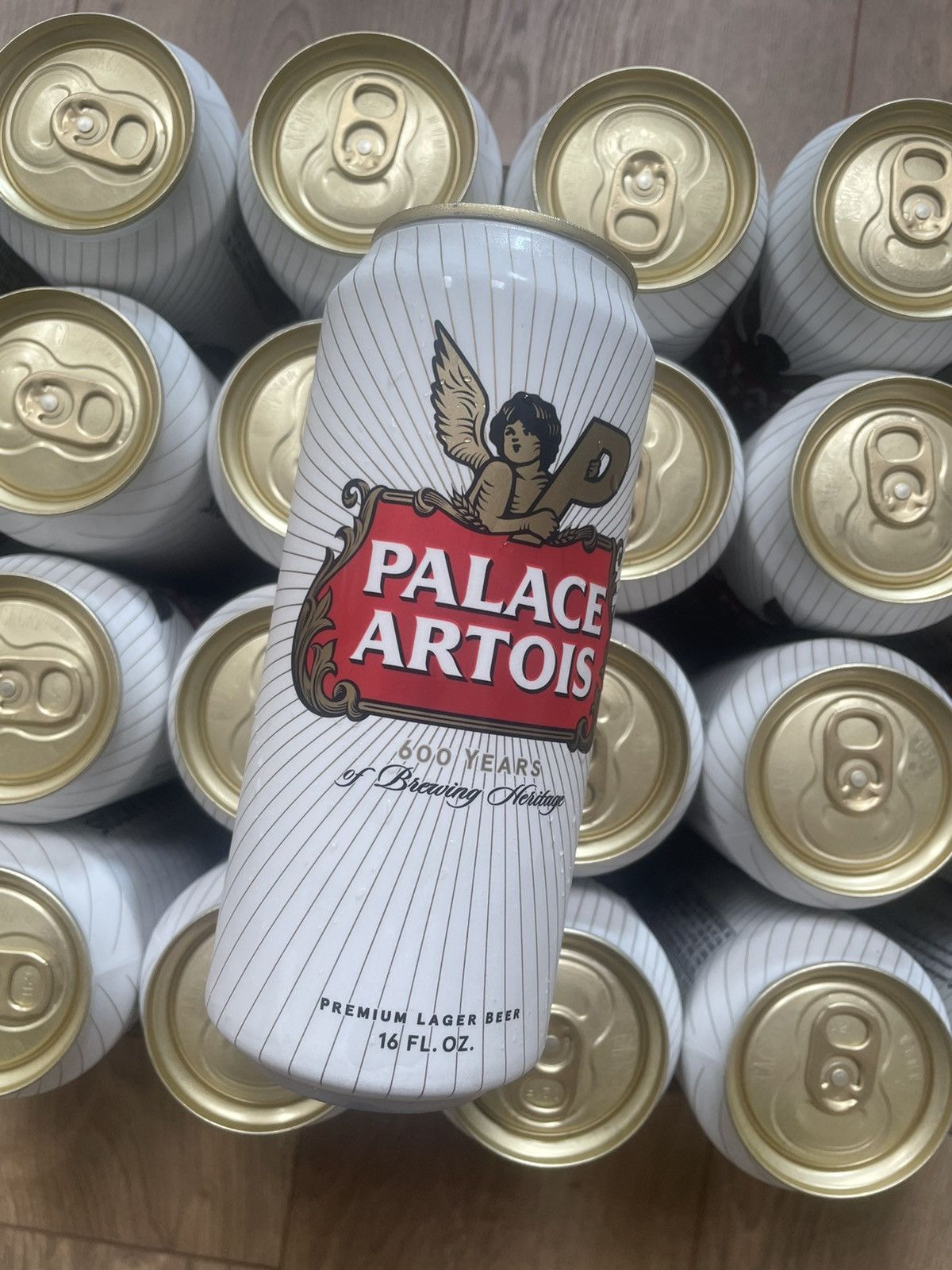 Budweiser EMPTY CAN Palace Artois Official Pint Can (16oz) Exclusive Size ONE SIZE - 24 Thumbnail